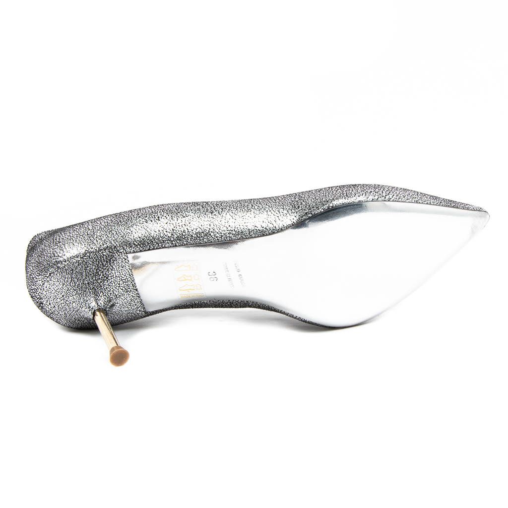 V 1969 Italia - Zapatos de salón para mujer, color plata, GALAXY
