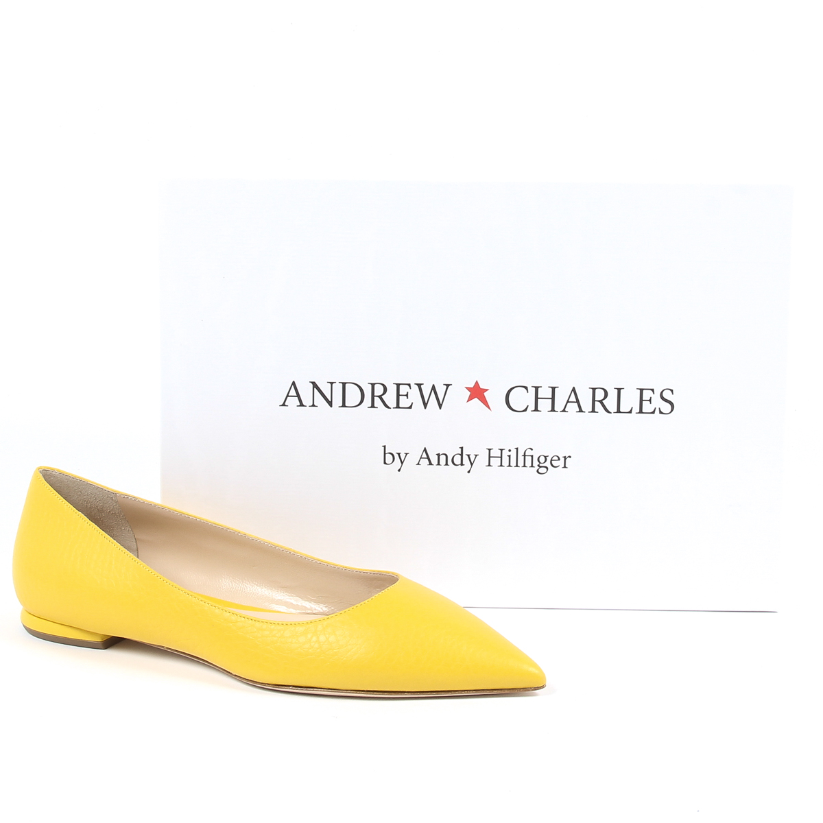 Andrew Charles By Andy Hilfiger Bailarina para mujer amarilla BALTIMORE