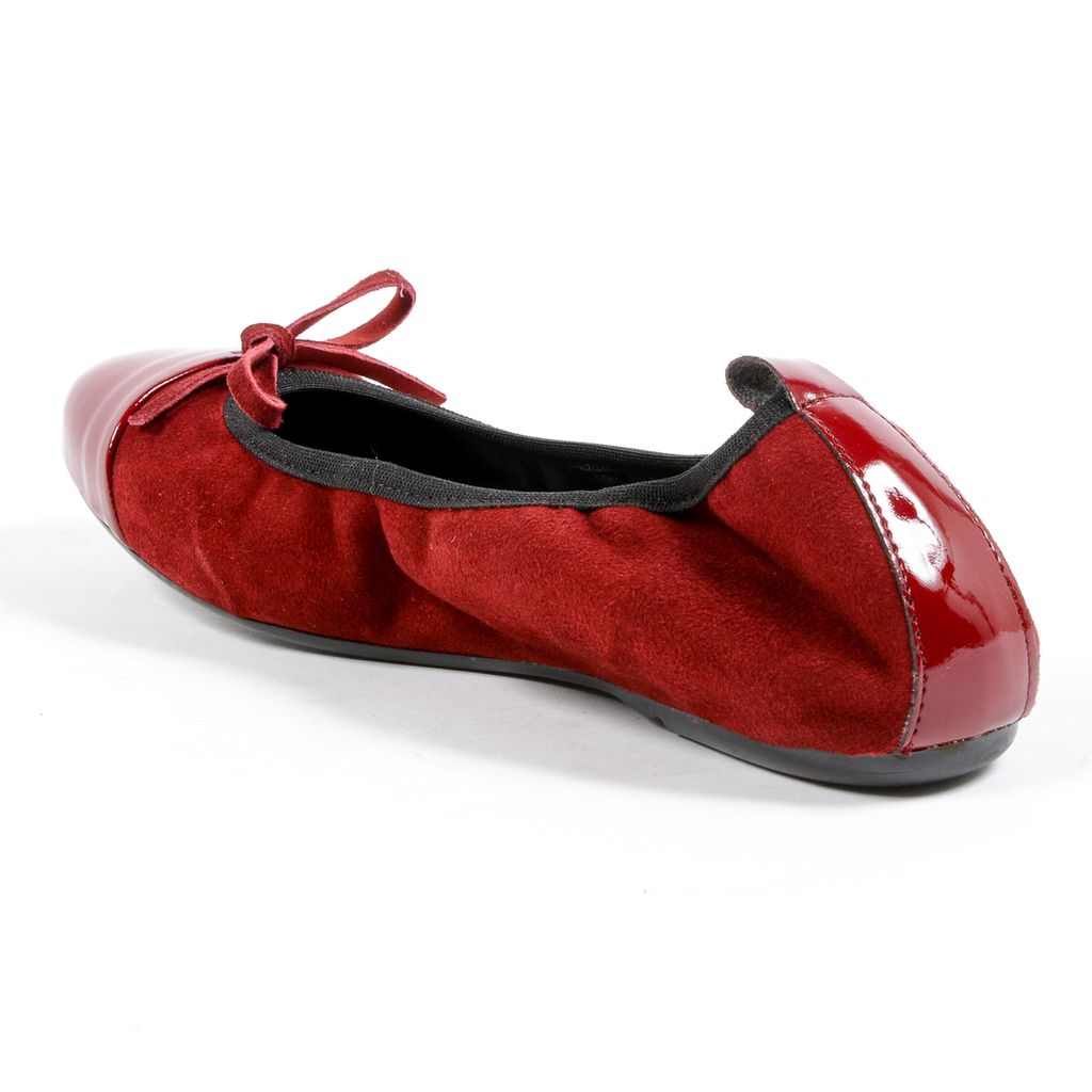Andrew Charles Womens Soft Ballerina Bordeaux PATTI
