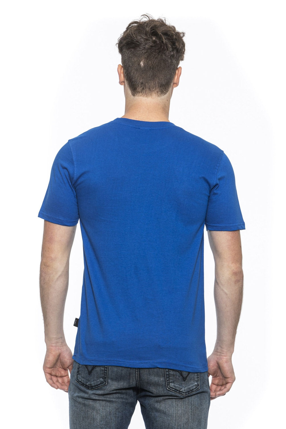 Camiseta 19V69 Italia para hombre azul ERIC ROYAL BLUE