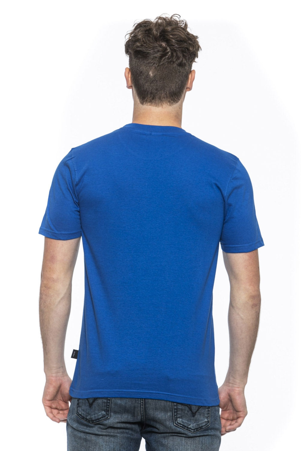 19V69 Italia Camiseta para hombre Azul RAYAN AZUL REAL