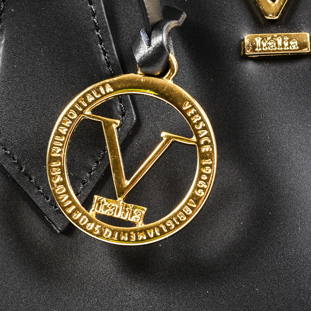 V 1969 Italia Womens Handbag Black CRETA
