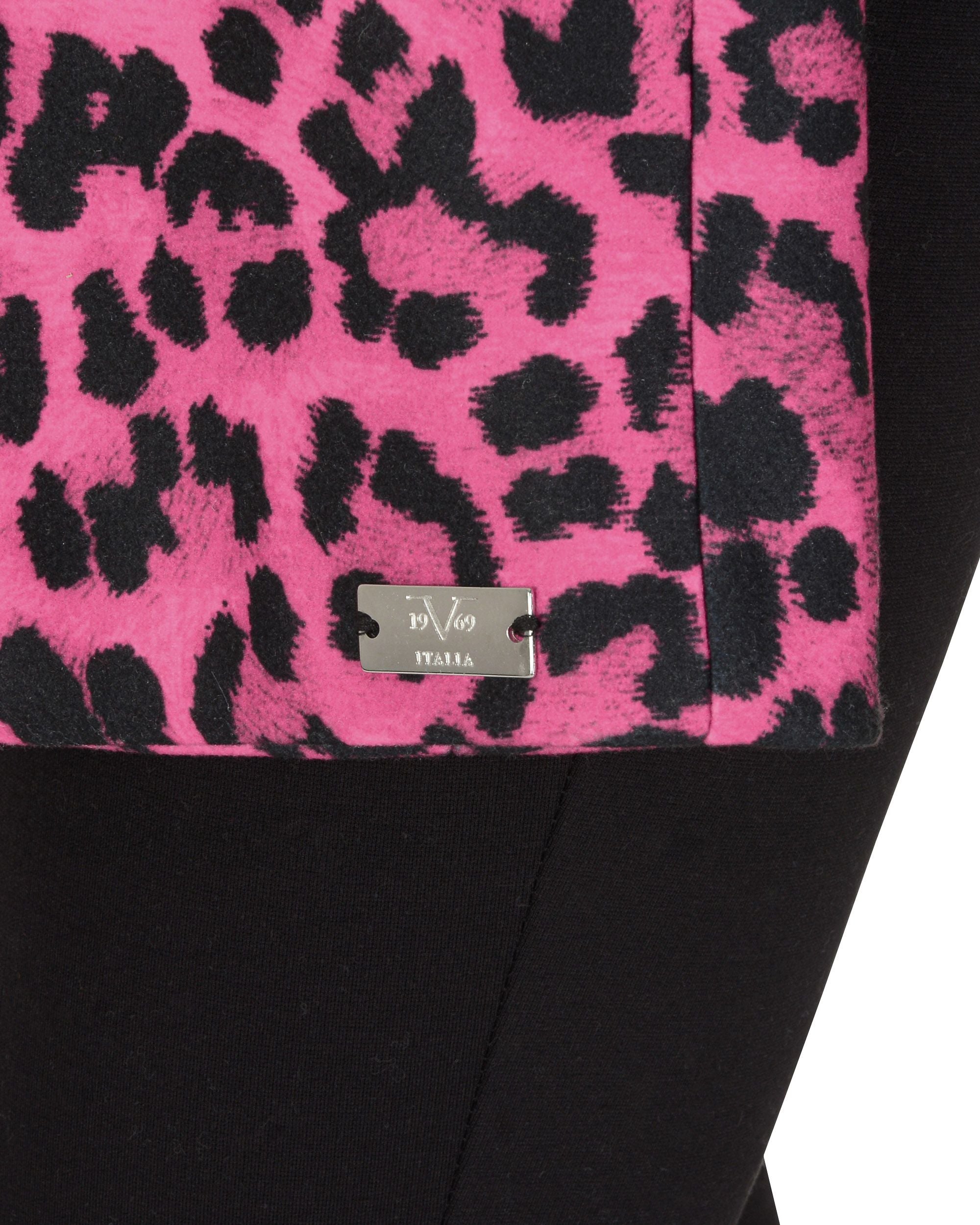 19V69 Italia Chaqueta Mujer Fuxia Negro ICIE FUXIA LEO