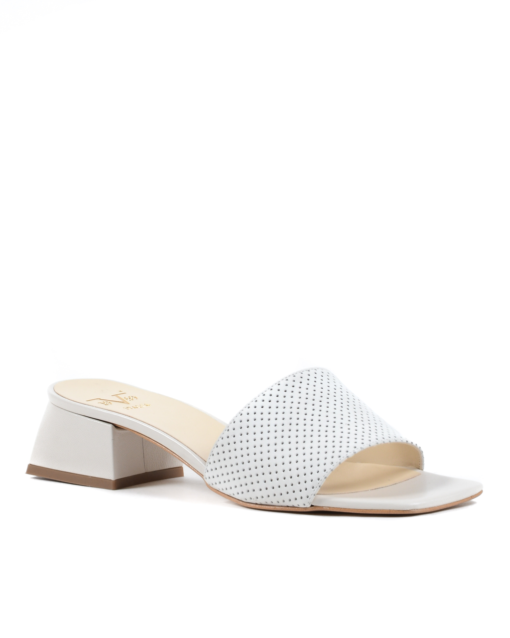 19V69 Italia Sandalia de mujer blanca 4909 TRAF SILK GESSO