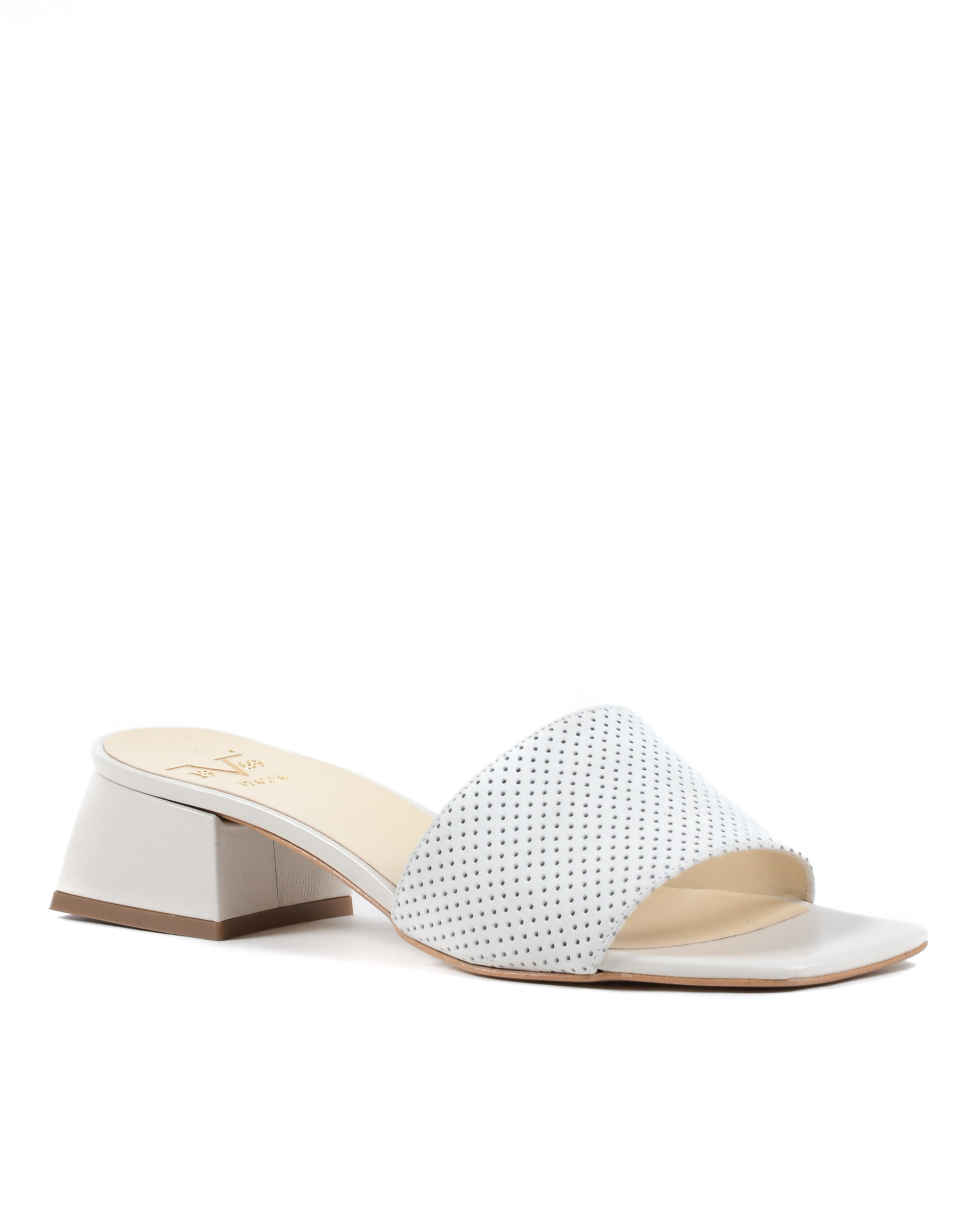19V69 Italia Sandalia de mujer blanca 4909 TRAF SILK GESSO