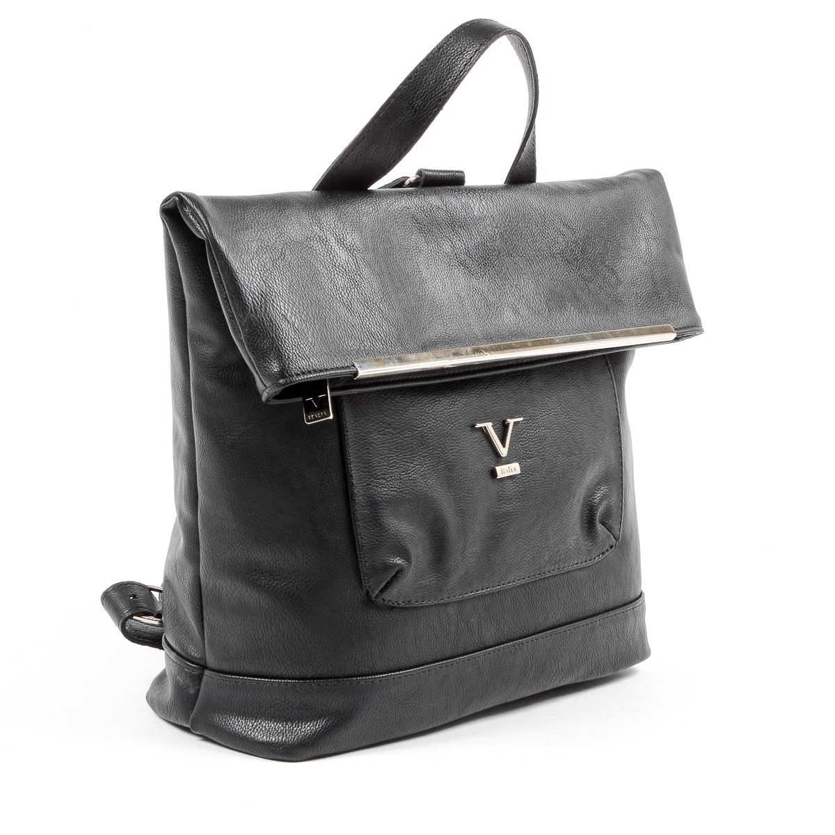 V 1969 Italia Womens Handbag Black STEFANY