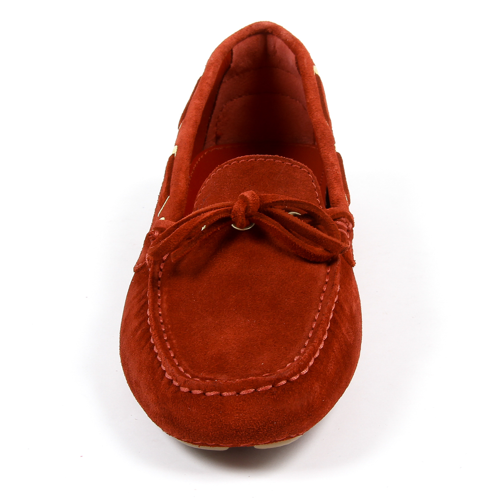 Mocasín para mujer V 1969 Italia rojo PISA