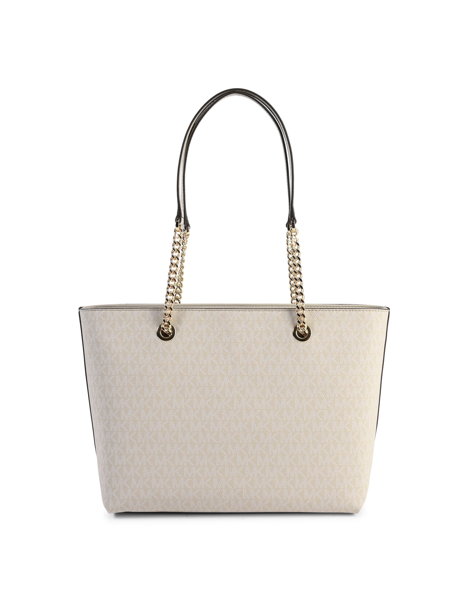 Michael Kors Bolso tote mediano con cadena y cremallera delantera 35R3GTTT2V ARENA CLARA