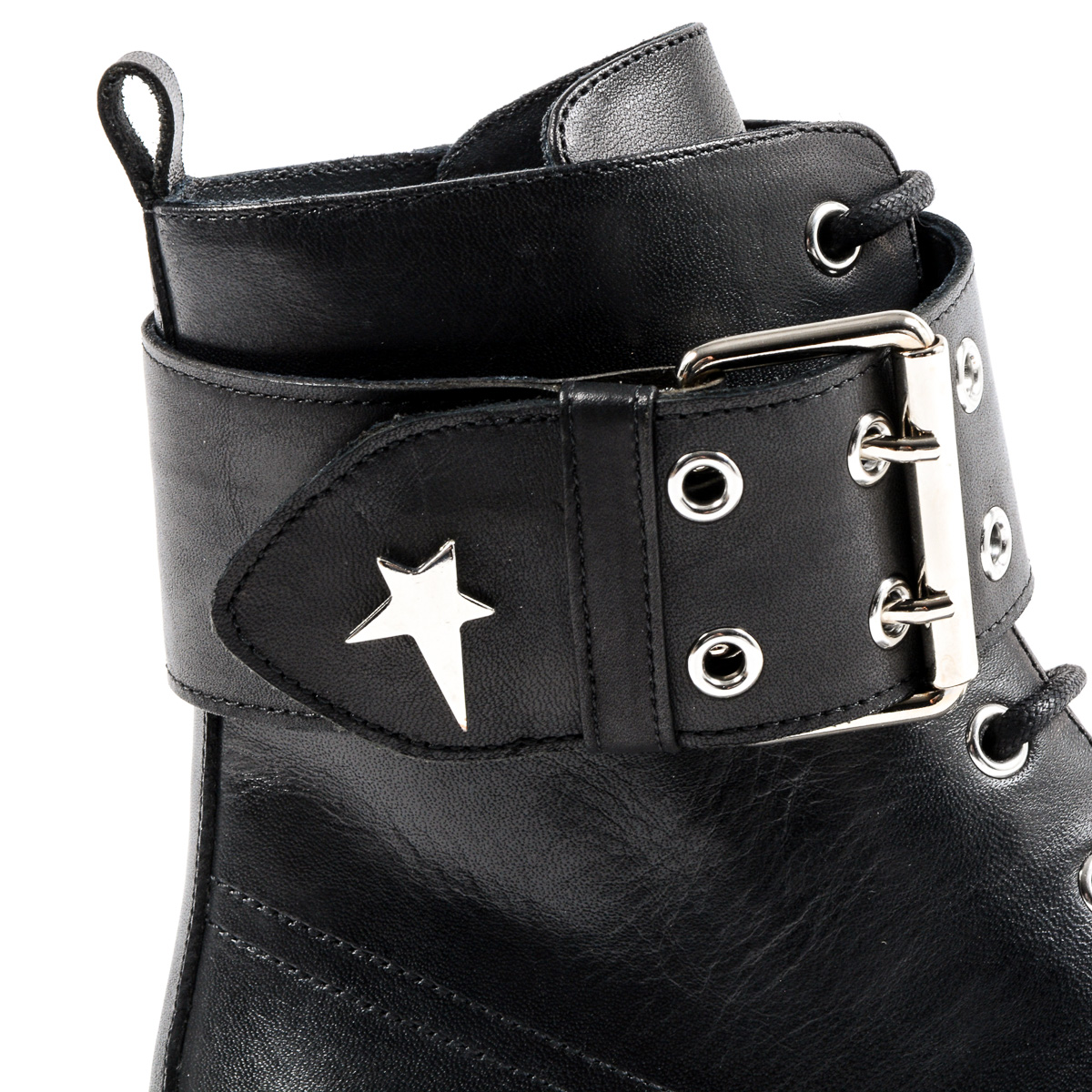 Andrew Charles Womens Short Boot Black MEG