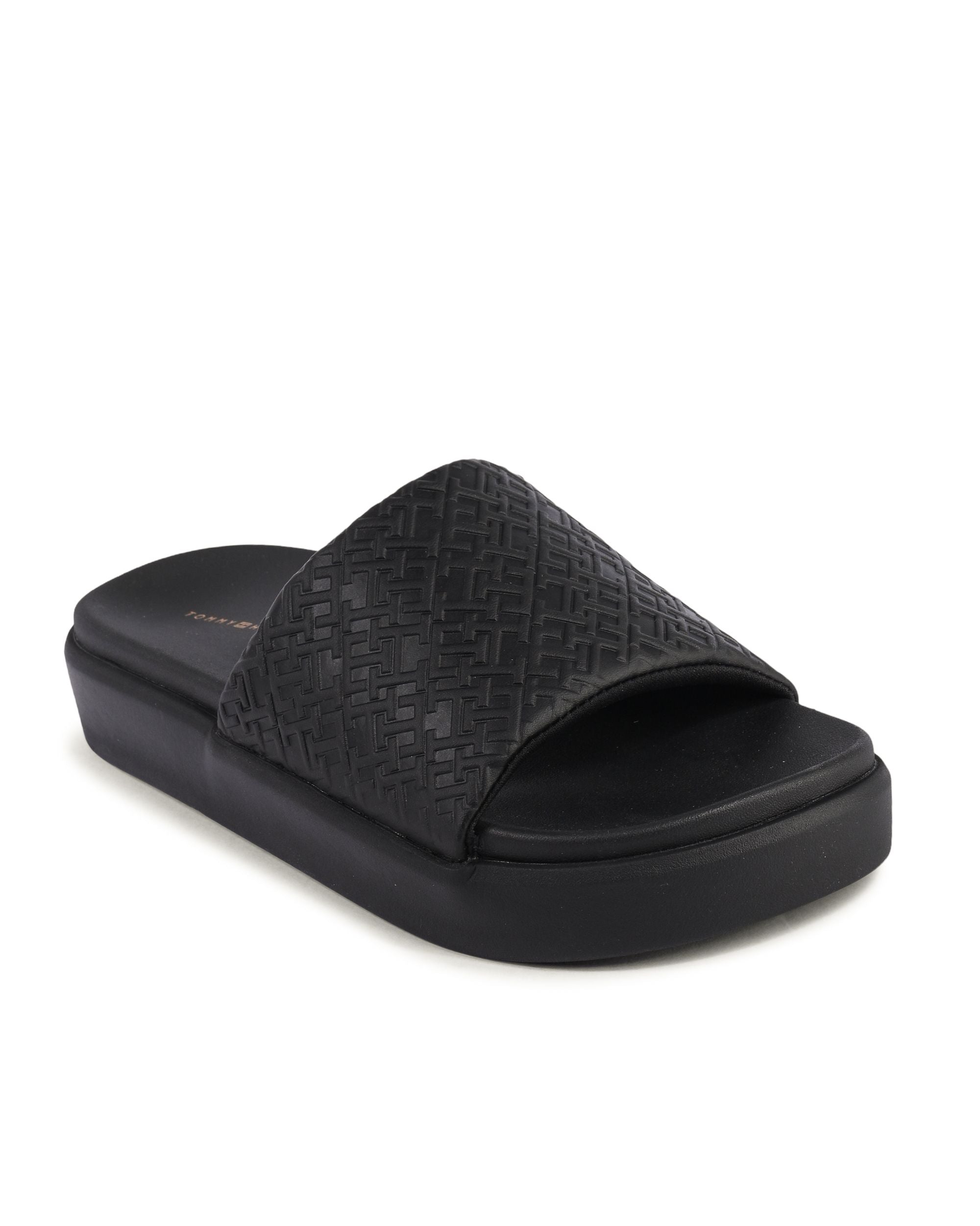 Sandalias Tommy Hilfiger para mujer negras FW0FW07855BDS