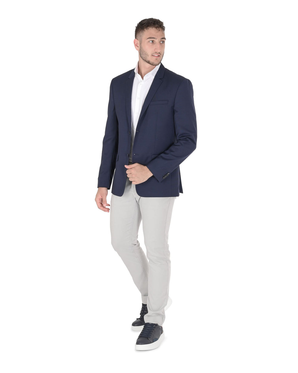 Calvin Klein Mens Blazer Blue K1IK101985478