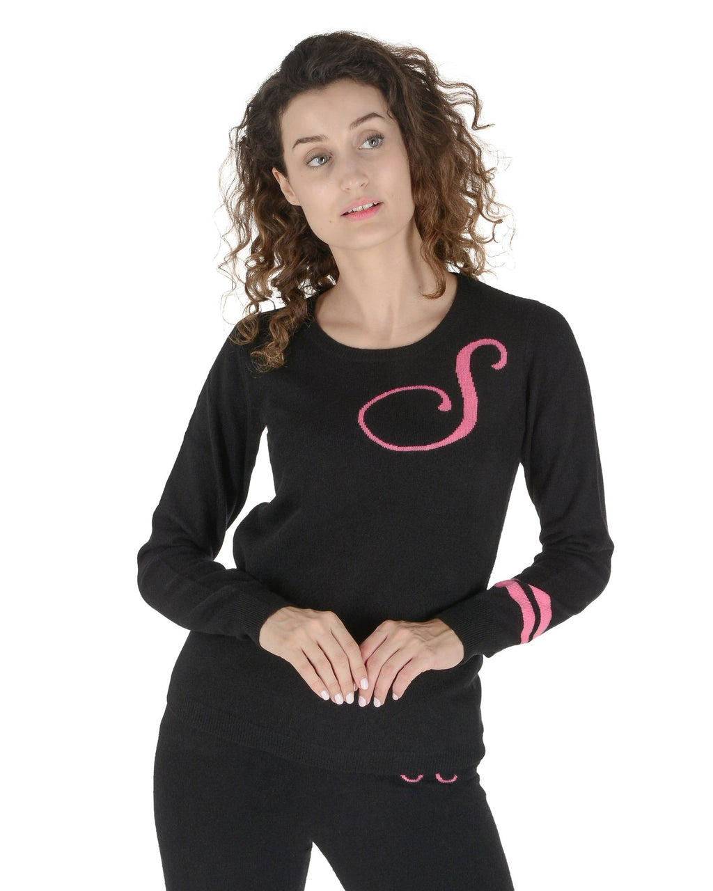 Suéter de cuello redondo Dee Ocleppo STOCKBRIDGE NEGRO S