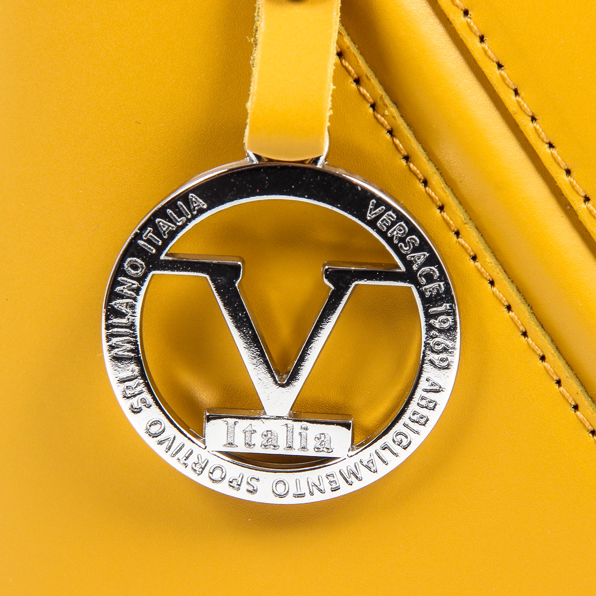 Bolso de mano para mujer V 1969 Italia V004-S RUGA SENAPE