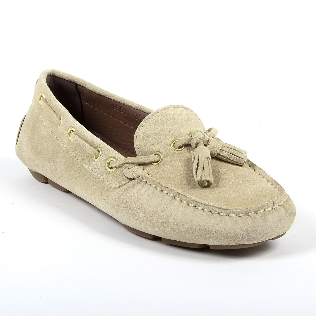 Mocasín para mujer V 1969 Italia Beige TORINO