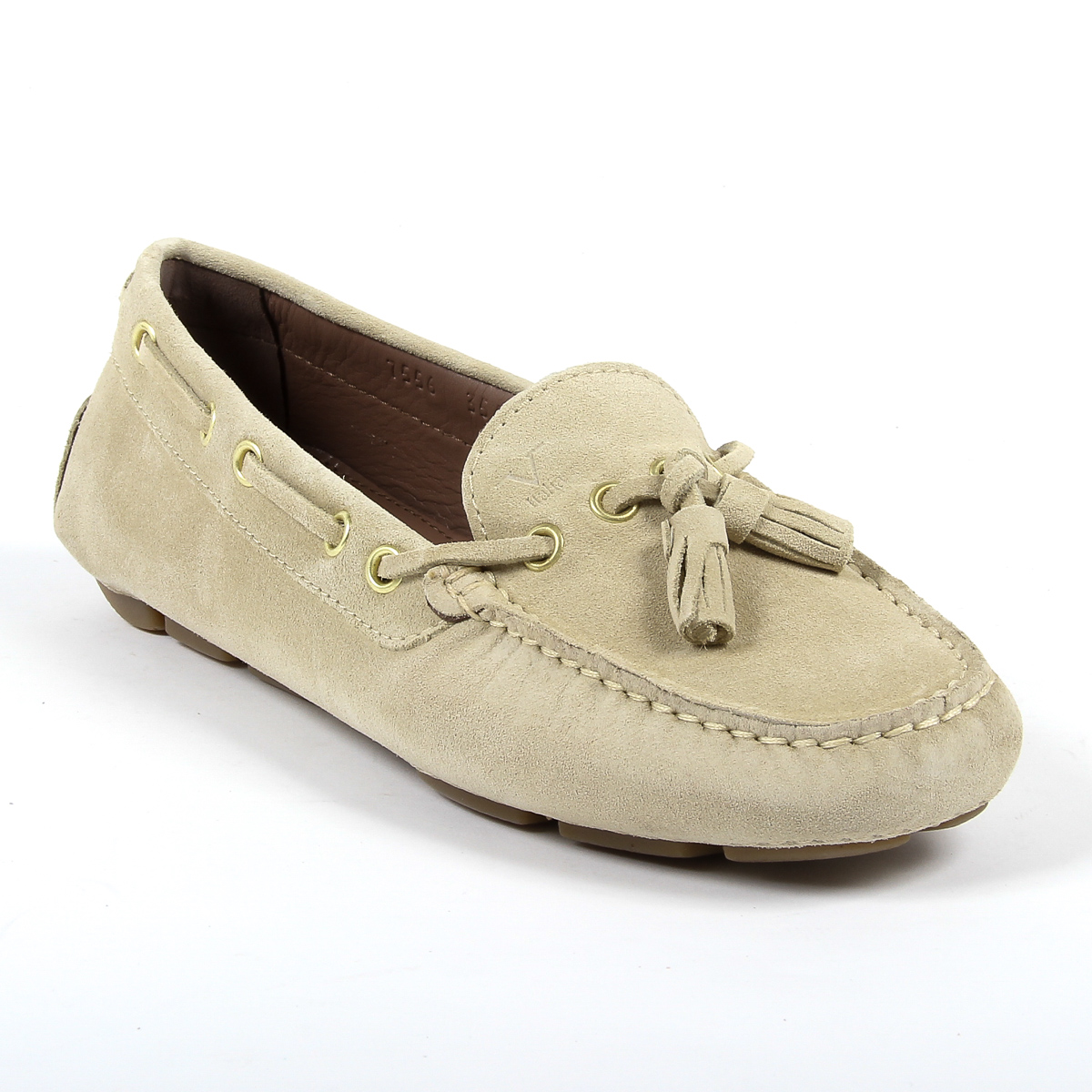 Mocasín para mujer V 1969 Italia Beige TORINO