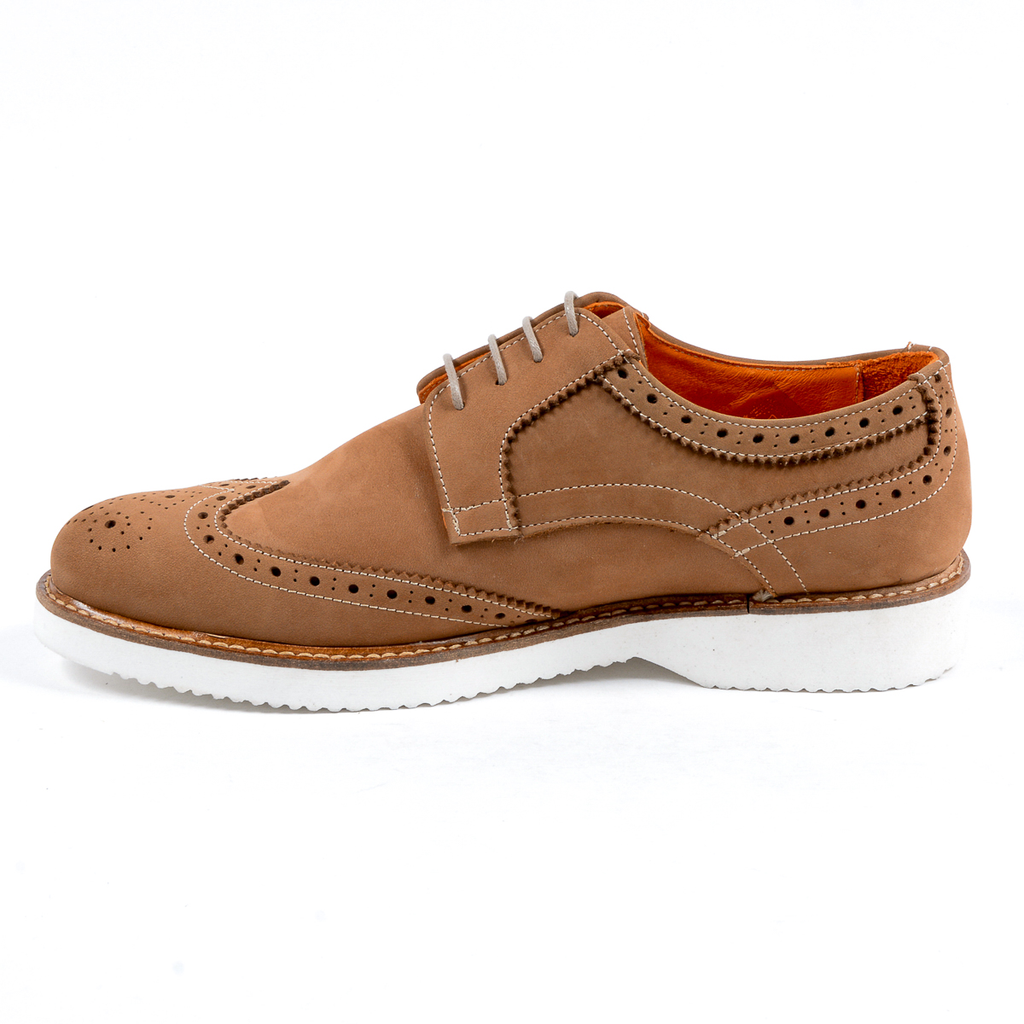 V 1969 Italia - Zapato Oxford Brogue para hombre, color marrón, PEDRO