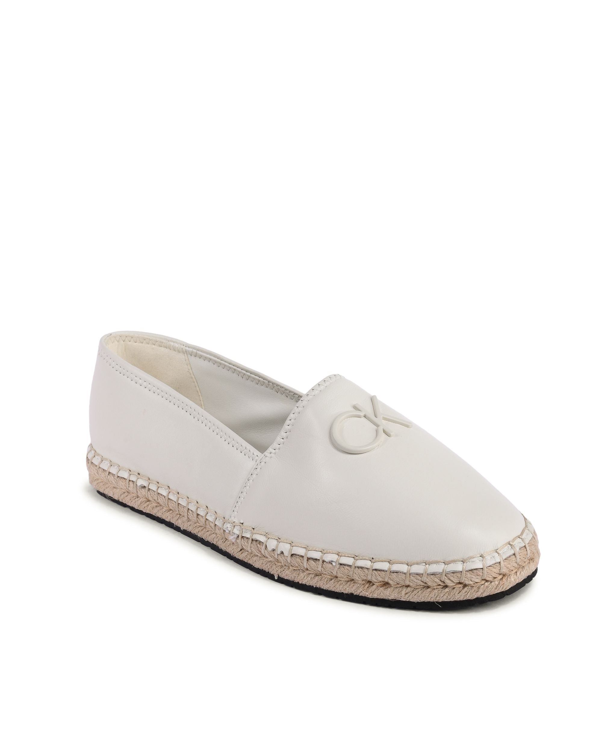 Alpargatas Calvin Klein para mujer blancas HW0HW01457YBJ