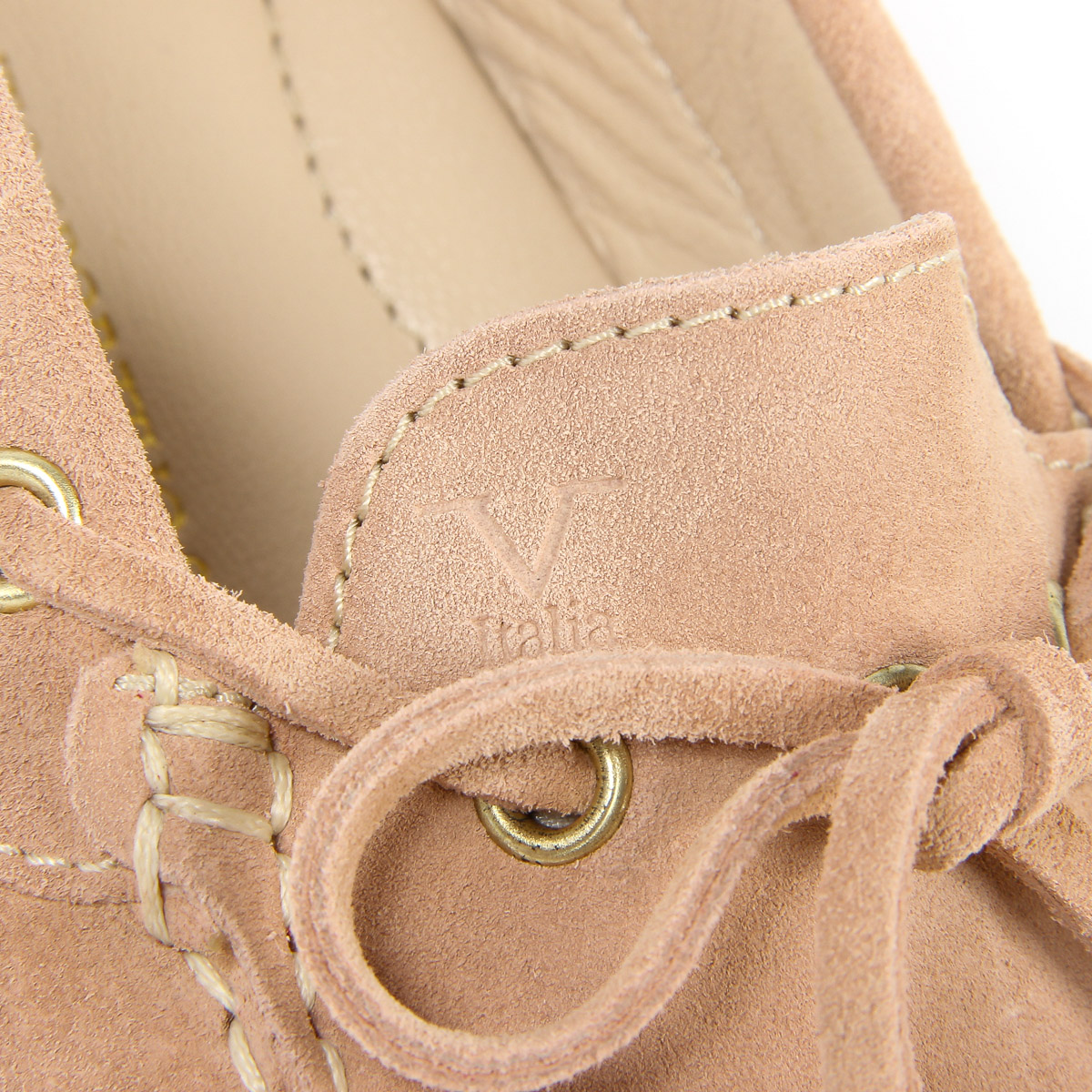 Mocasín para mujer V 1969 Italia Rosa PISA