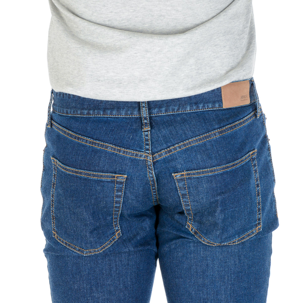 Armani Collezioni Mens Jeans Blue