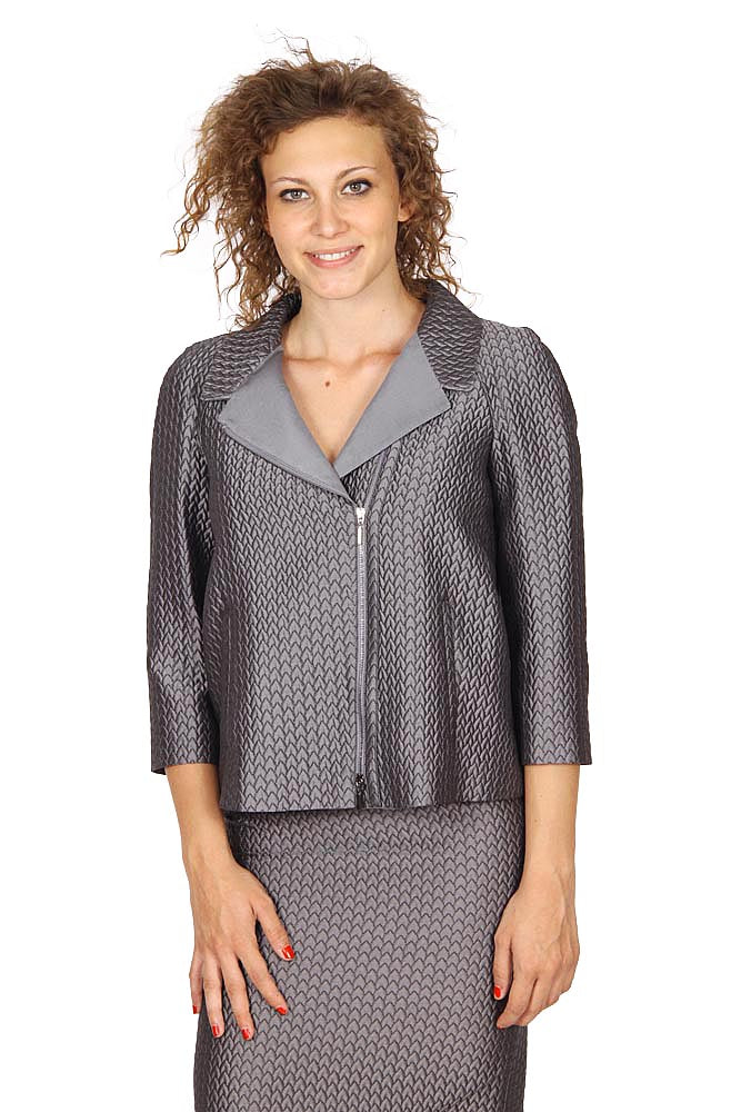 Chaqueta de mujer con cremallera Armani Collezioni PMG32T PM111 016