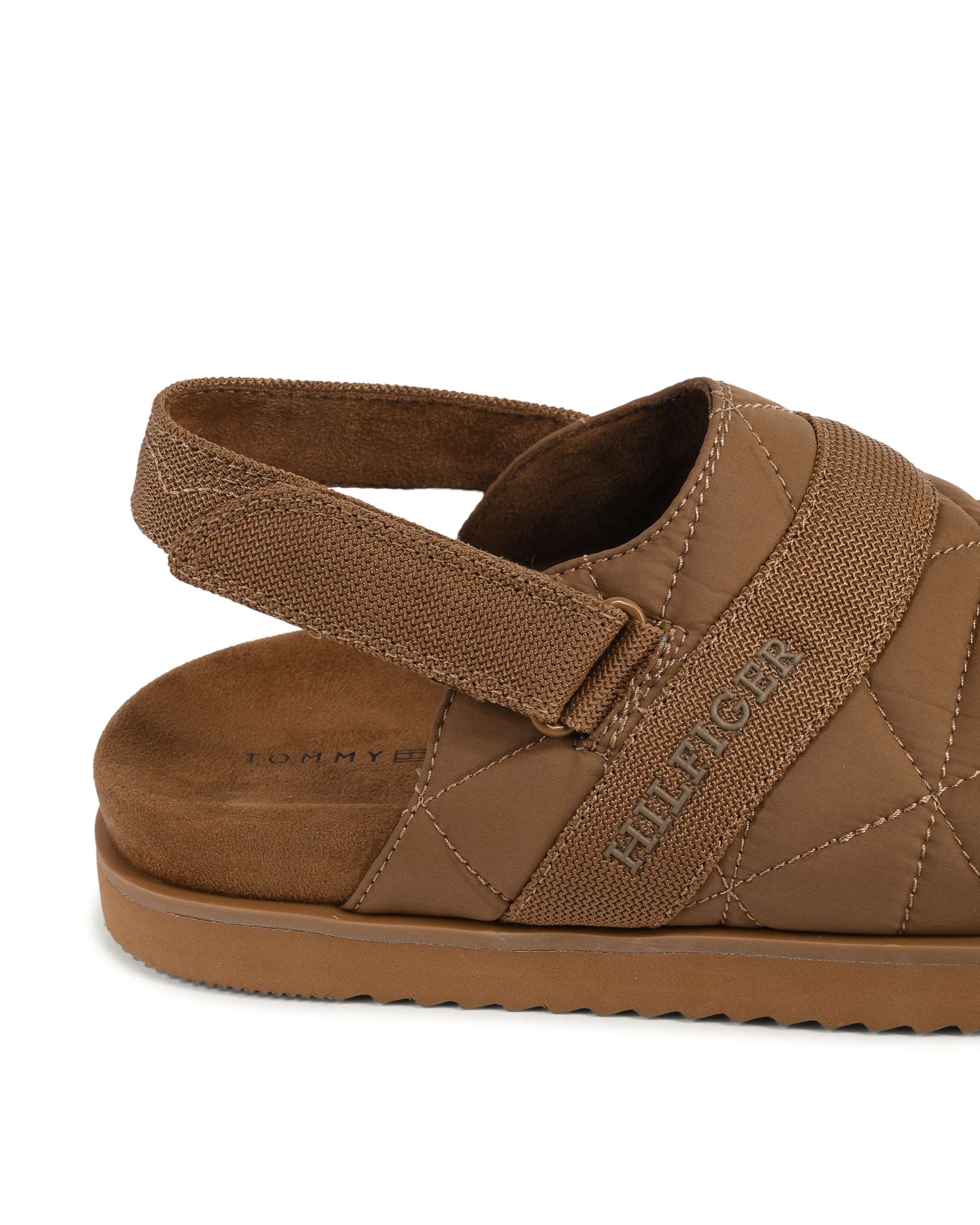Pantuflas Tommy Hilfiger para hombre, color marrón, FM0FM04773GWJ