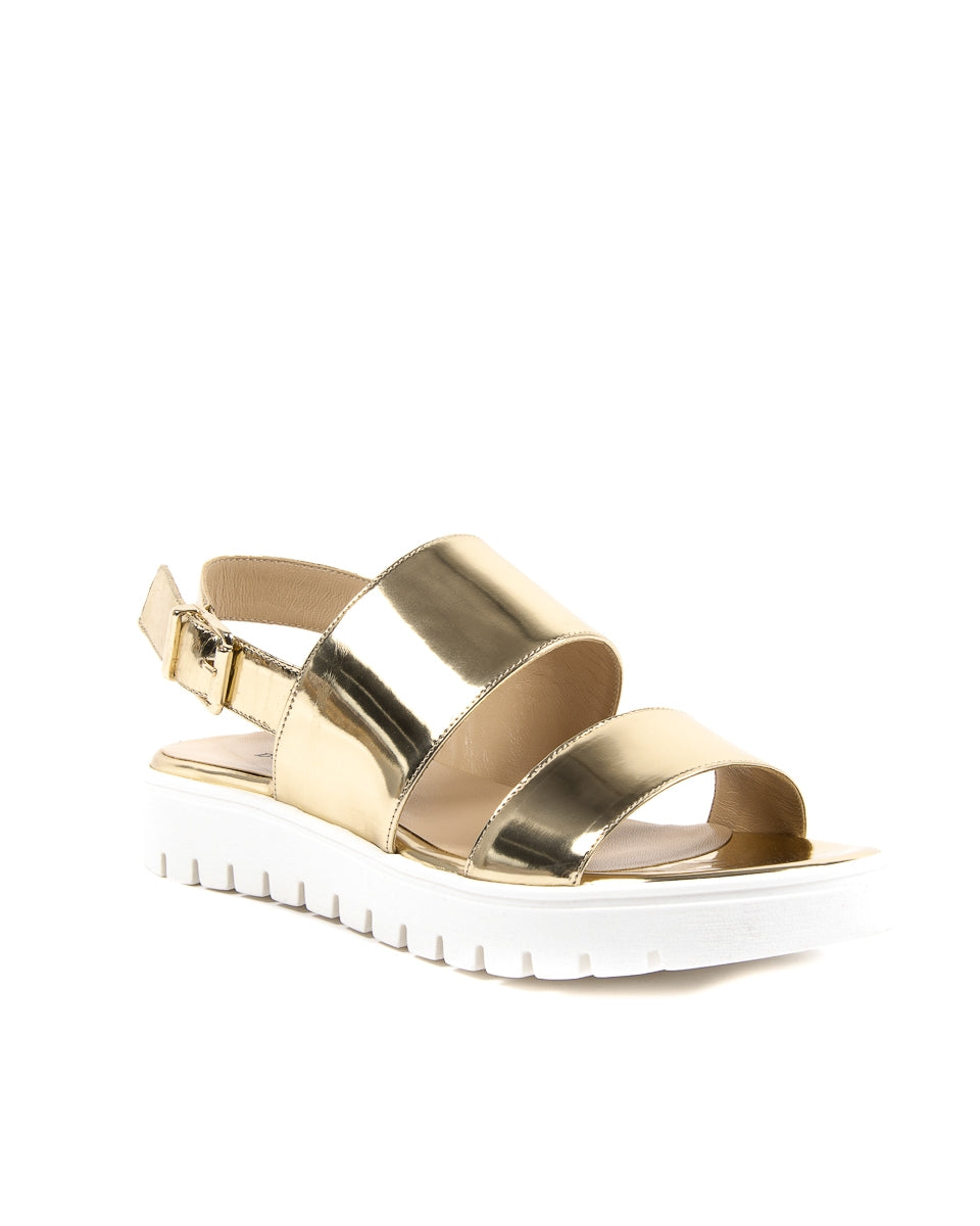 Sandalia para mujer Dee Ocleppo E3083 SPECCHIO STOP MET PLATINO