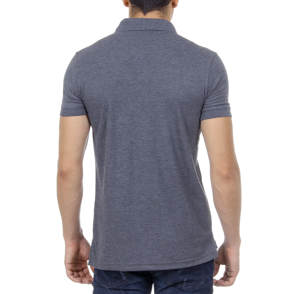 Polo Ufford & Suffolk Polo Club para hombre, manga corta, US026 ANTRACITA