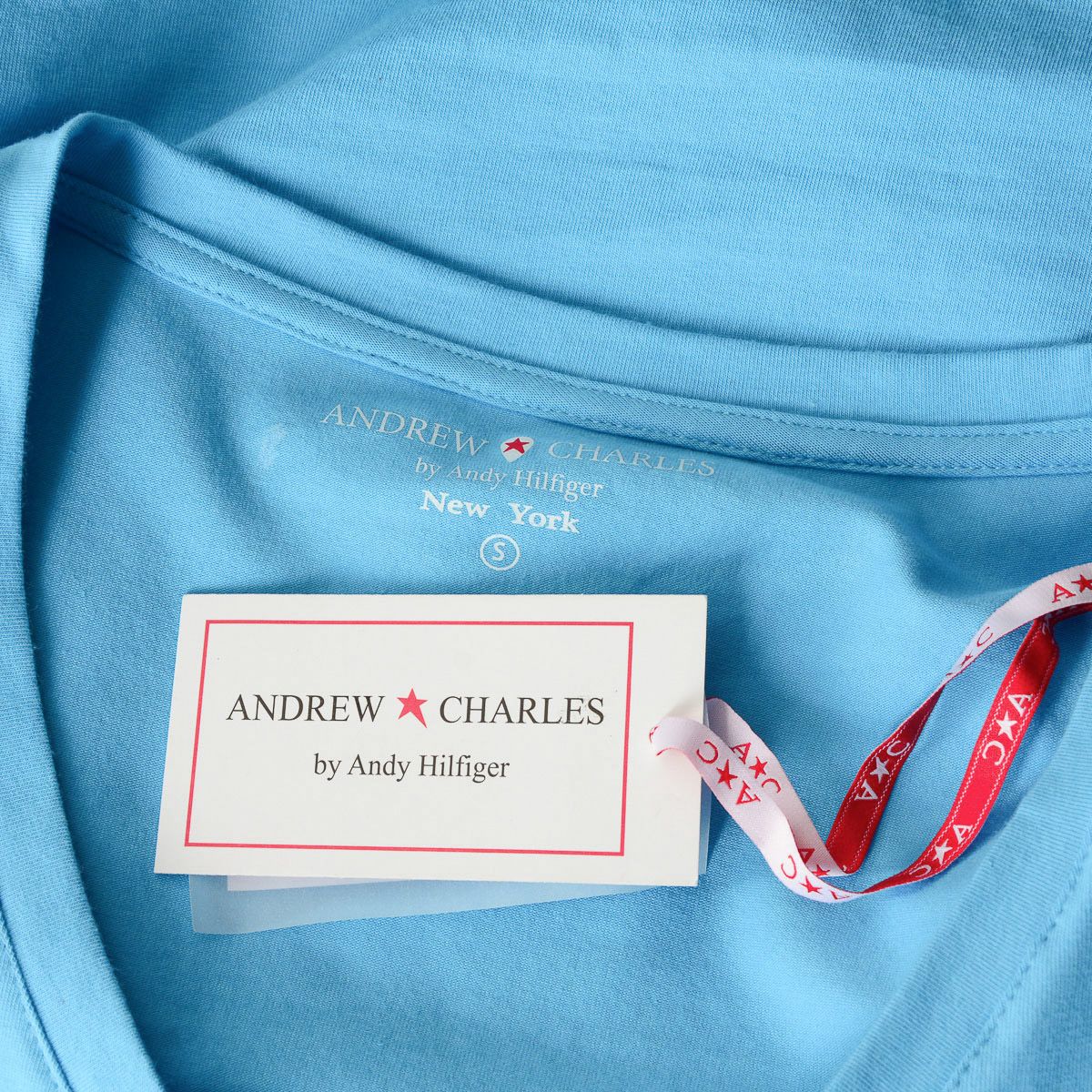 Camiseta para mujer Andrew Charles By Andy Hilfiger TS550 03 1002 TAPIWA AZURE S8