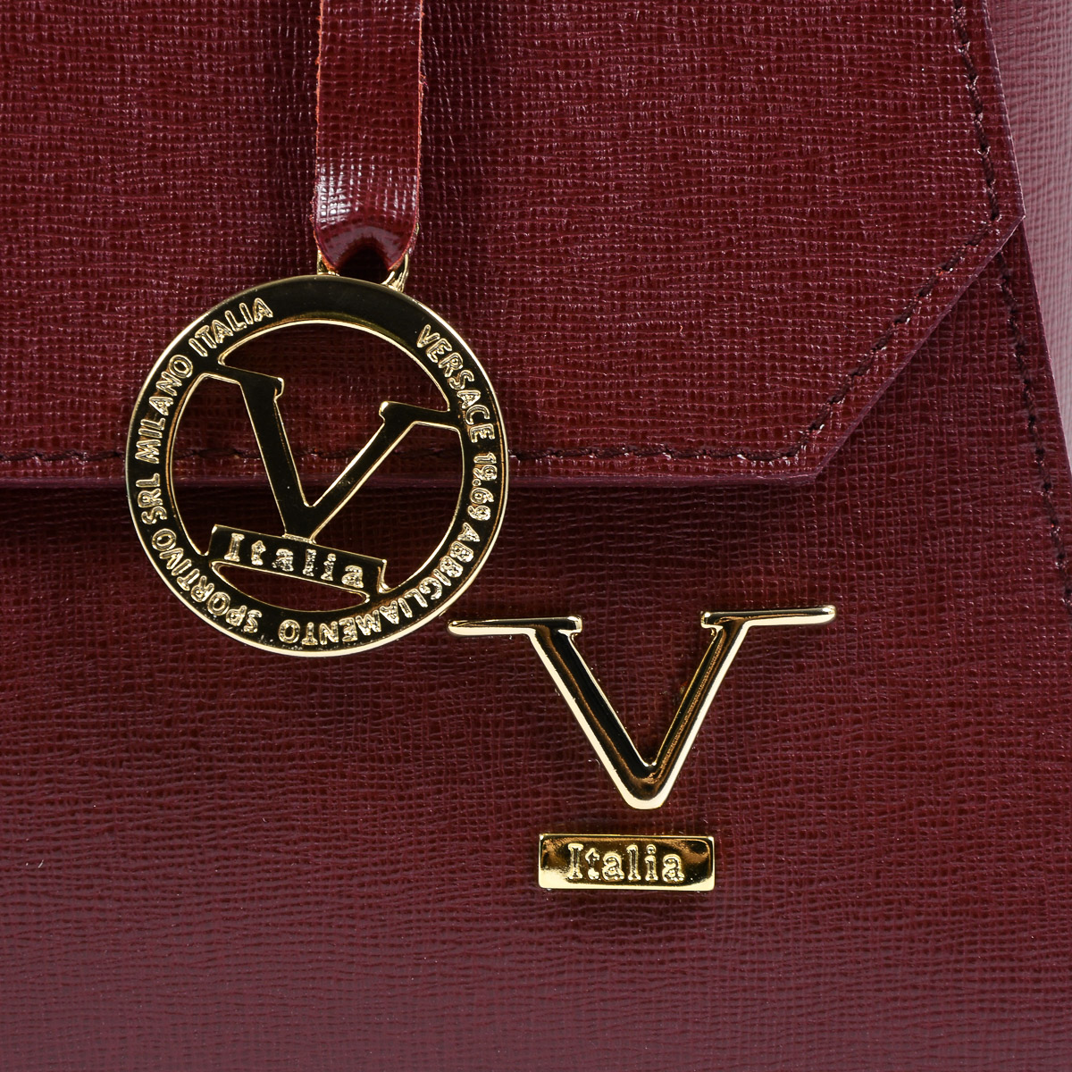 V 1969 Italia Womens Handbag Bordeaux FENIX