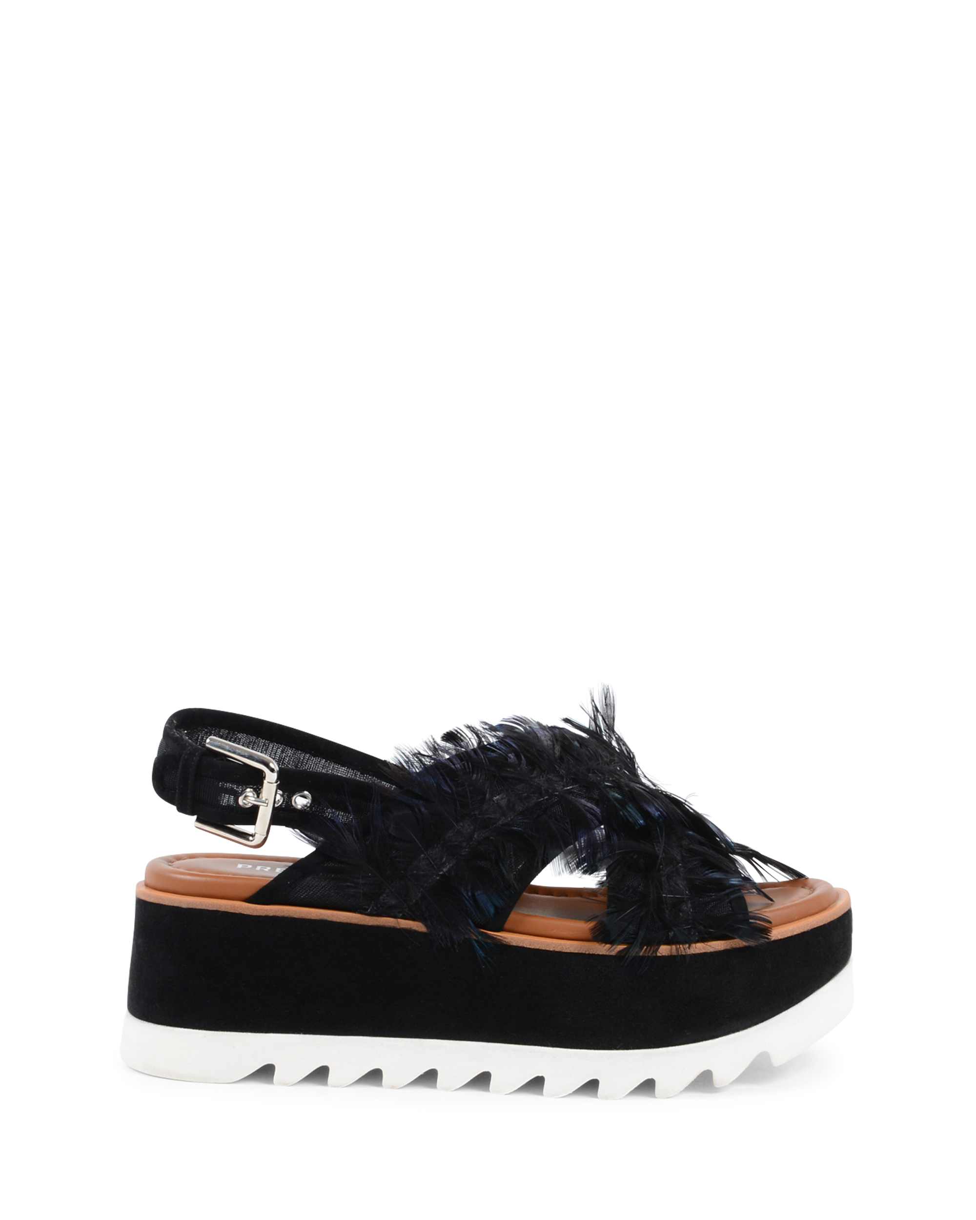 Premiata Womens Platform Sandal Black M4729 EGITTO BLACK