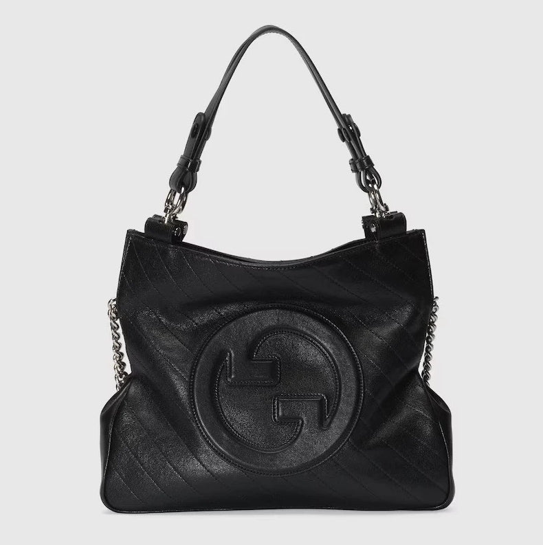 Bolso de mano de cuero Blondie