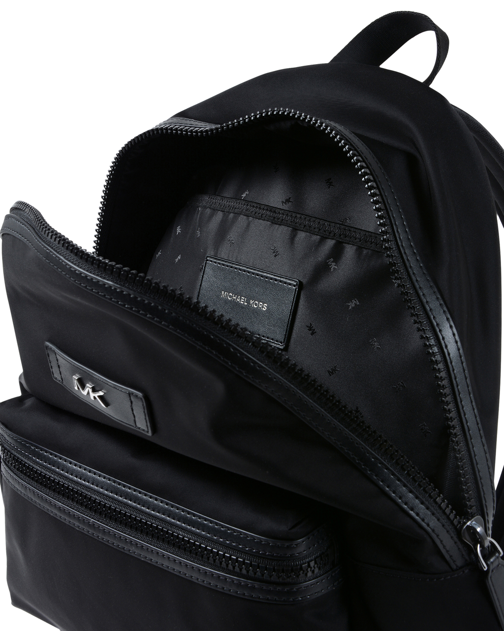 Mochila Michael Kors para hombre, color negro y blanco, 37S0SKNB2C BLK/WHT