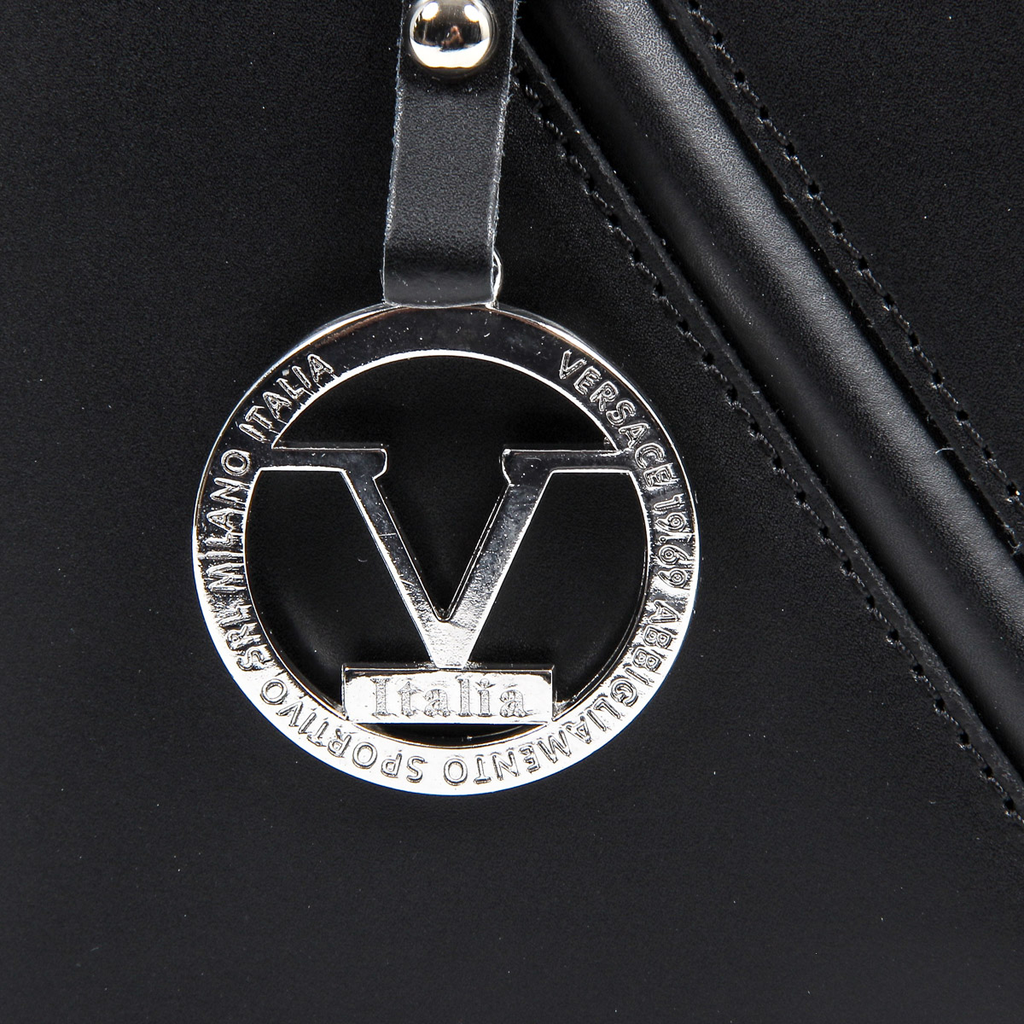 Bolso de mano para mujer V 1969 Italia V004-S RUGA NERO