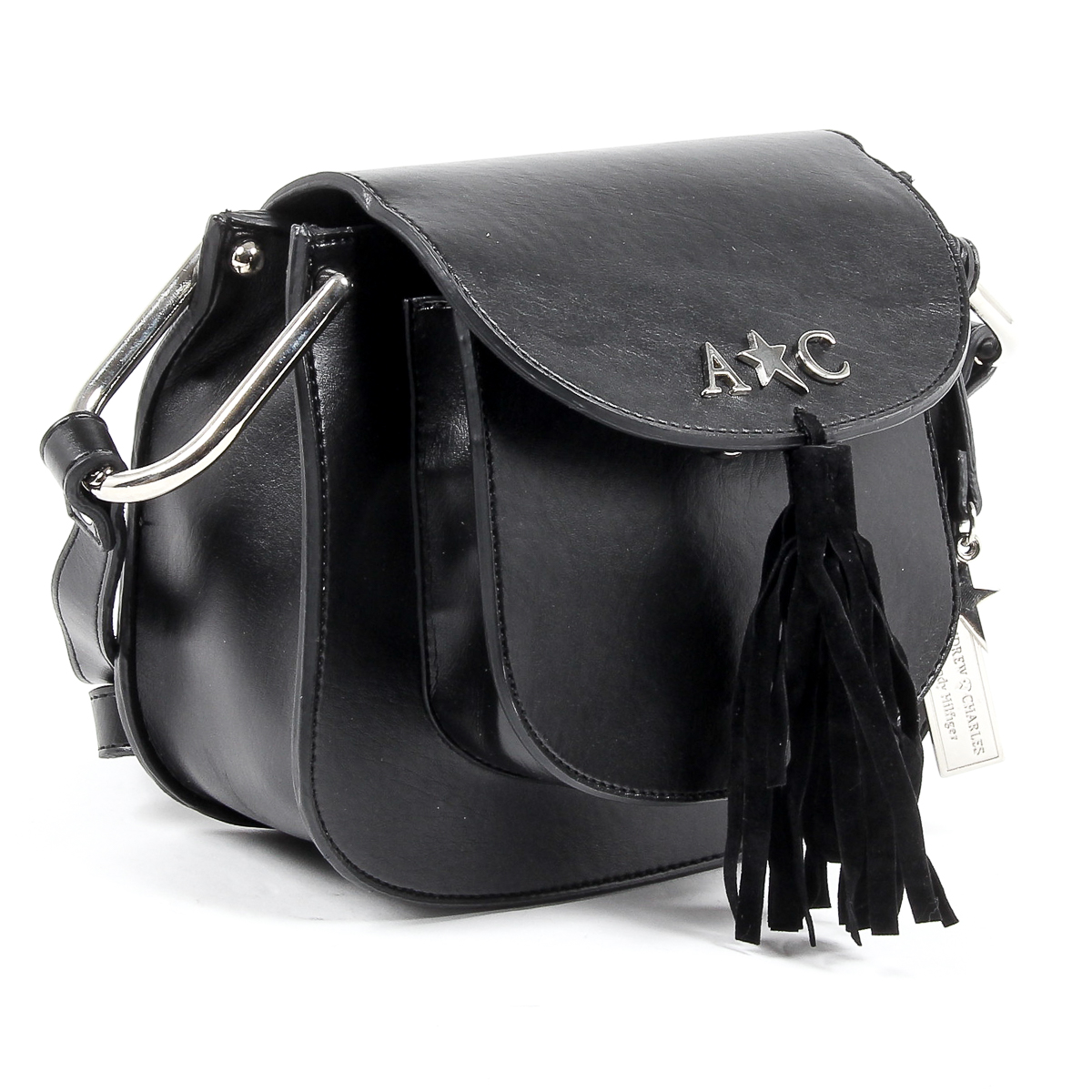 Bolso de mano para mujer Andrew Charles JOURNEY negro