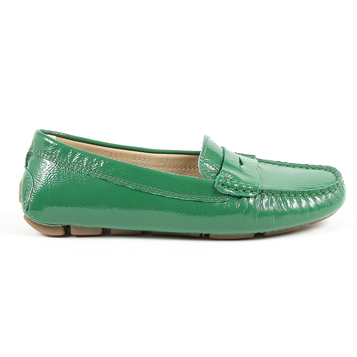 V 1969 Italia Womens Loafer Green AMALFI
