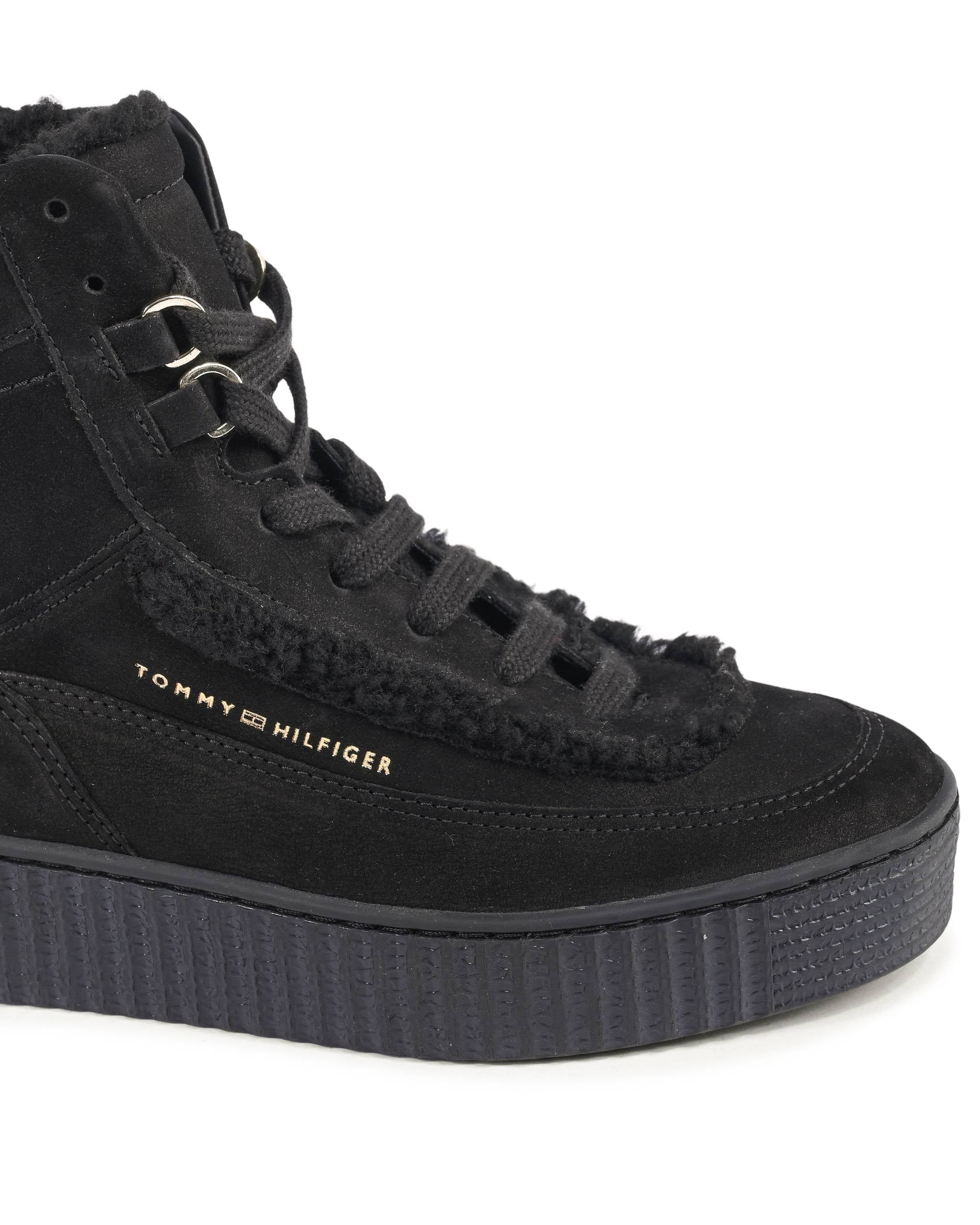 Botas Tommy Hilfiger para mujer NEGRAS FW0FW07503BDS