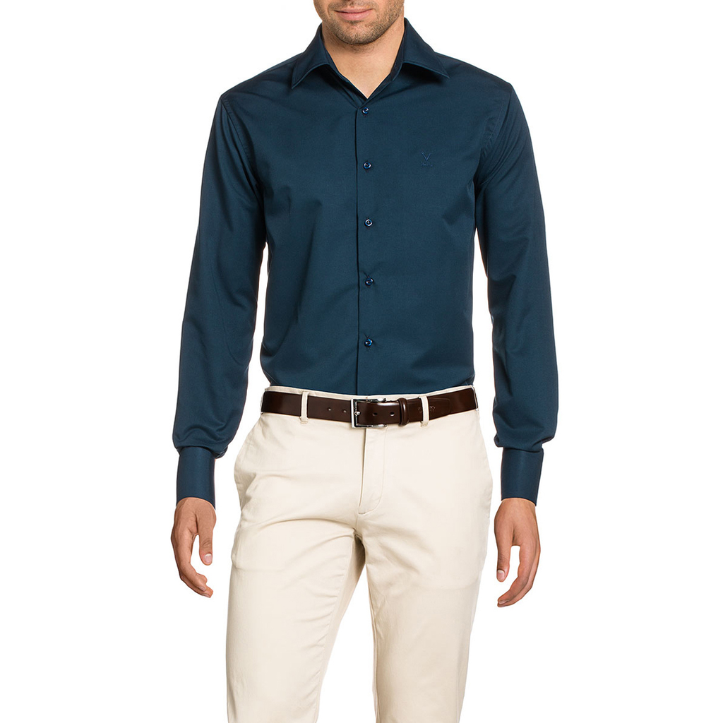 Camisa de cuello clásico para hombre V 1969 Italia