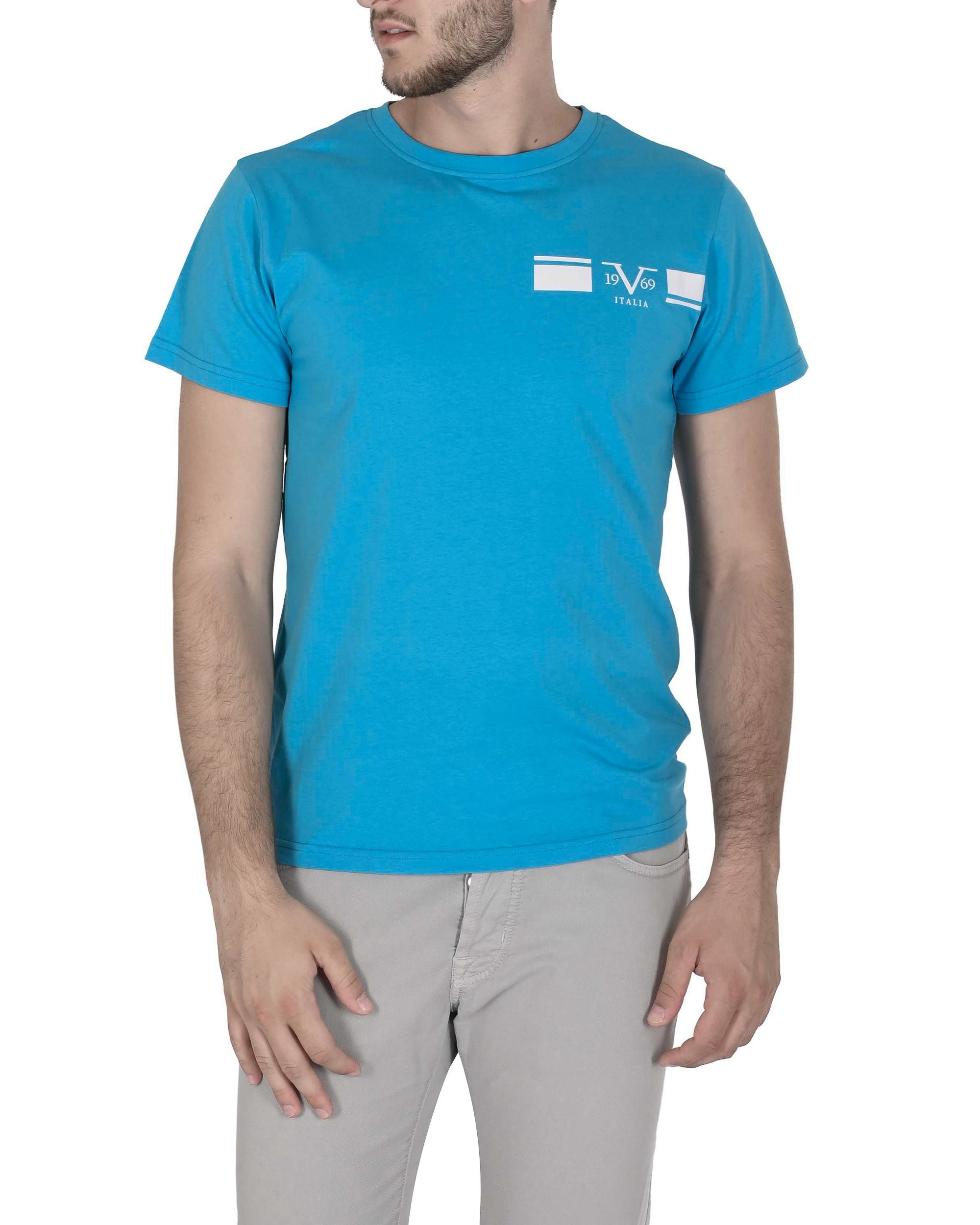 Camiseta 19V69 Italia para hombre VSC1MTS05 AZUL