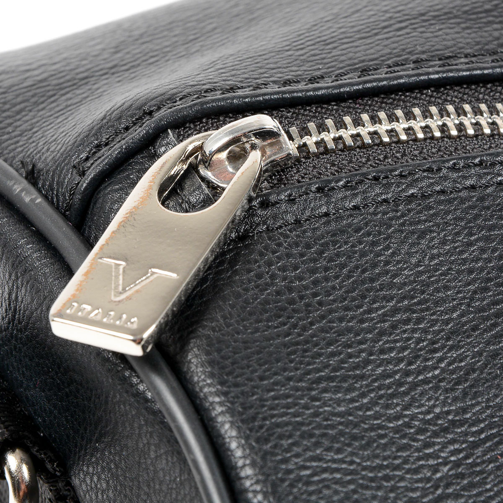 Bolso deportivo V 1969 Italia para hombre, color negro, KIEV