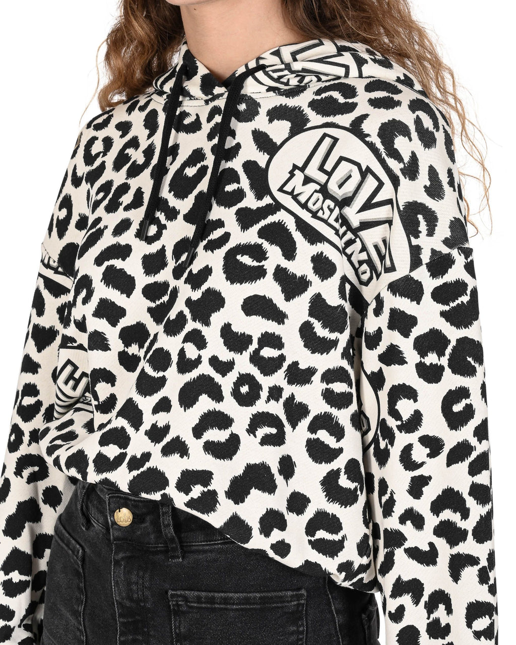 Sudadera para mujer Love Moschino W 6 477 00 M 4408 0010 LEOLOVE F.PANNA
