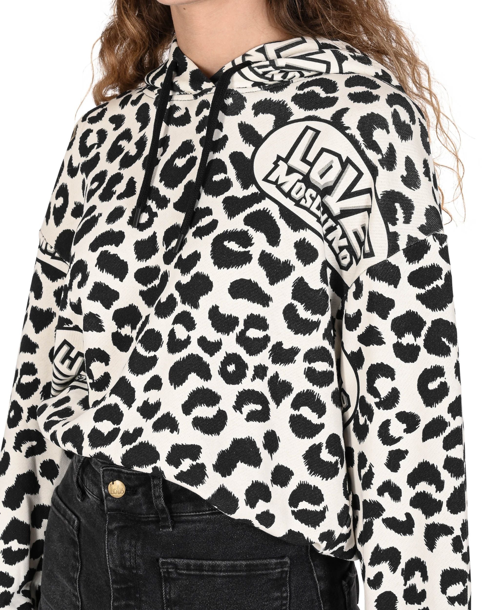 Sudadera para mujer Love Moschino W 6 477 00 M 4408 0010 LEOLOVE F.PANNA