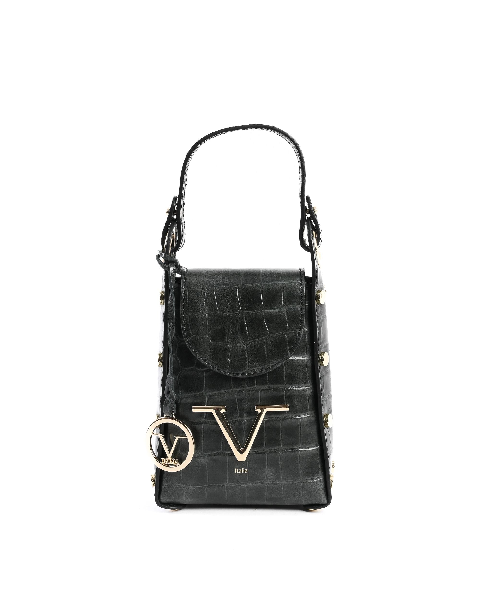 Minibolso V Italia para mujer, negro, V16-COCW-BLK