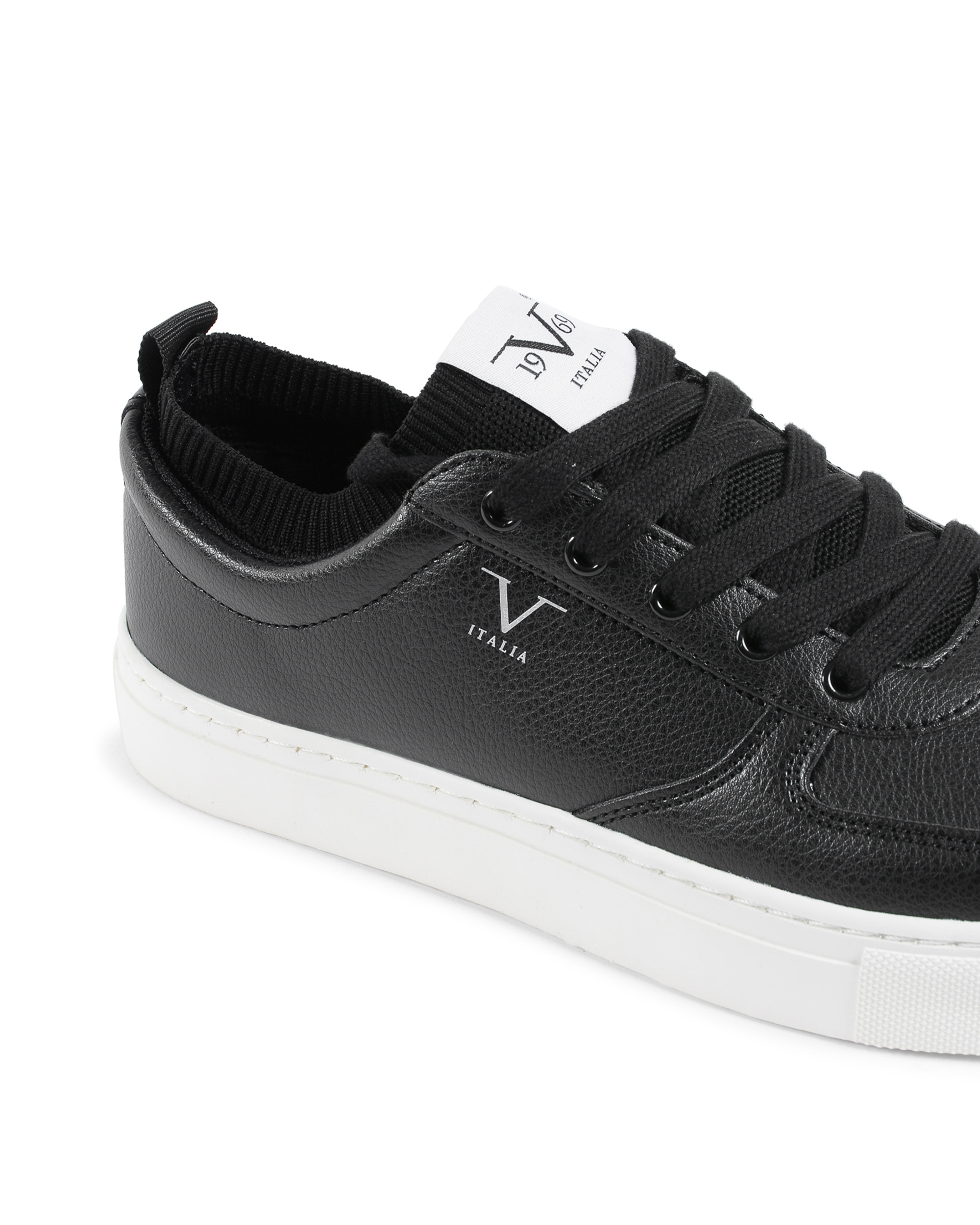 19V69 Italia Mens Sneaker Black VI21SC0005 BLACK