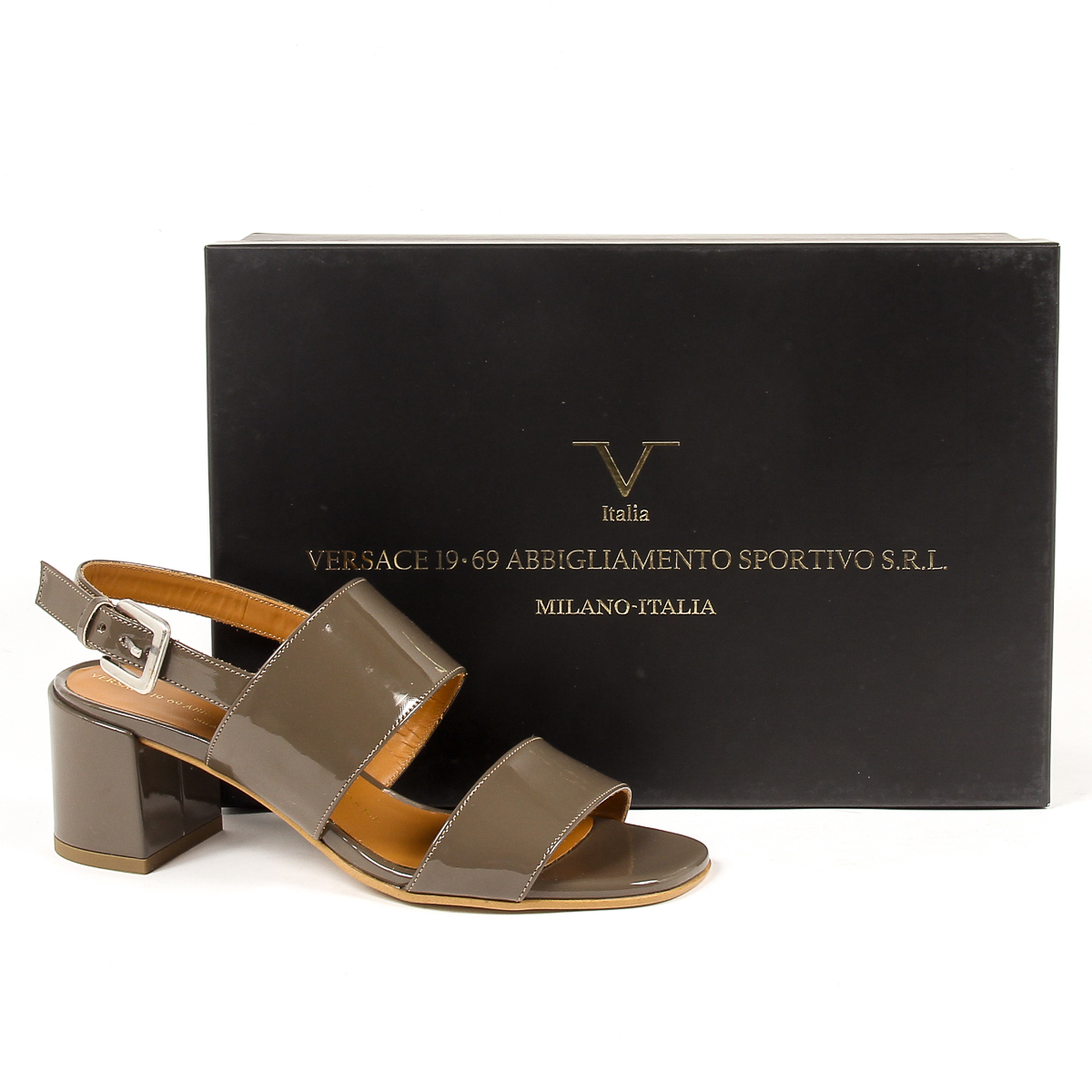 V 1969 Italia Sandalia para mujer Taupe SALMA