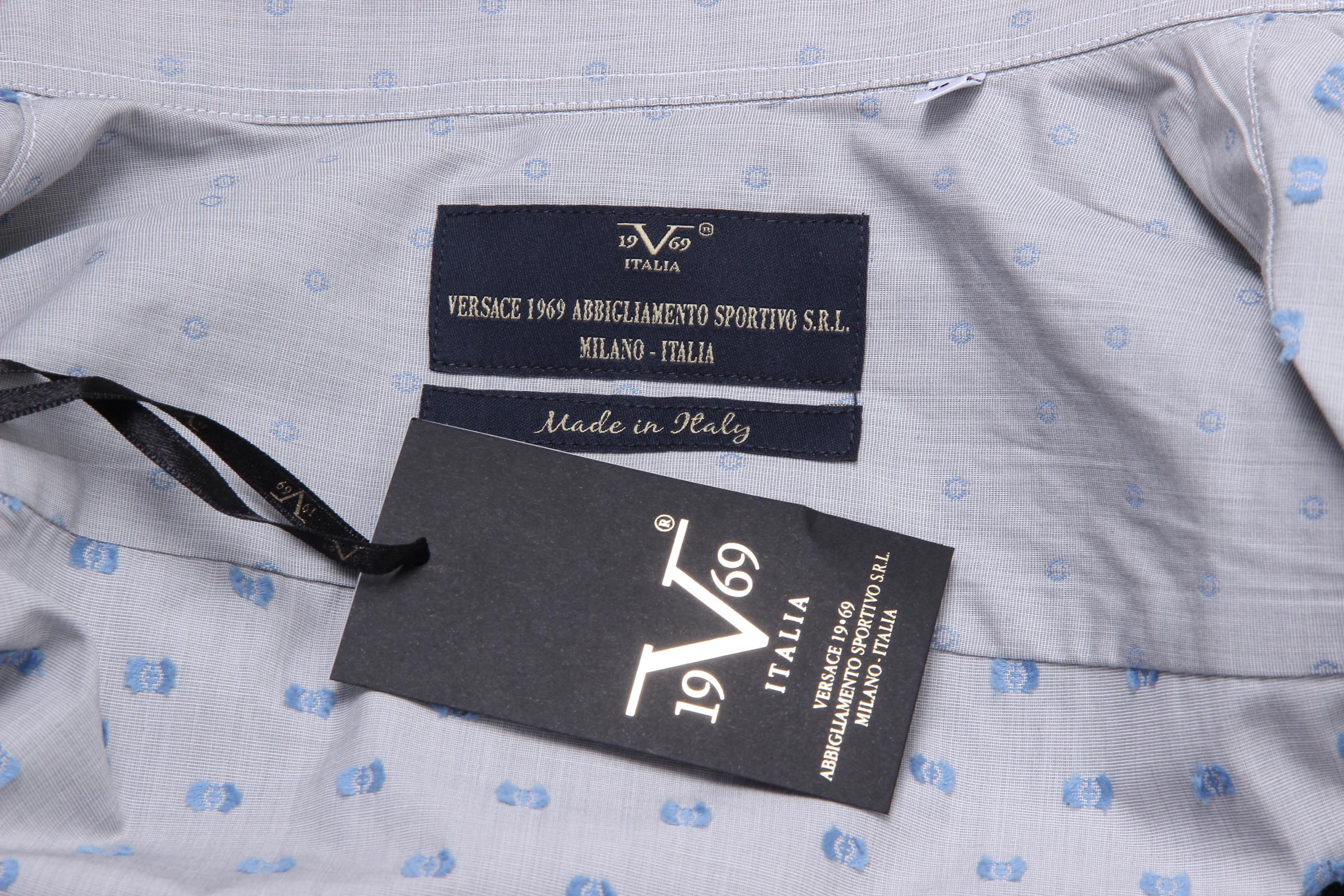 Camisa clásica para hombre V 1969 Italia 307 VAR. 22
