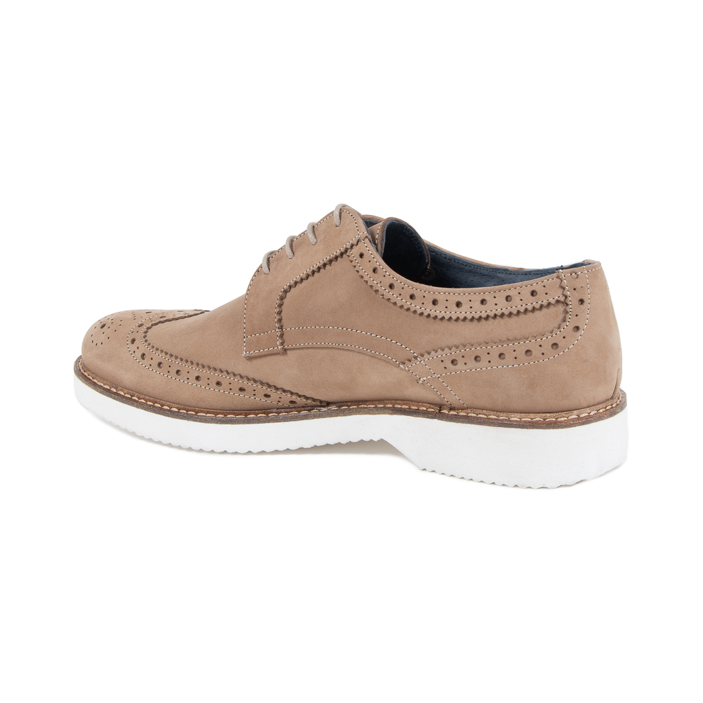Zapato brogue para hombre V 1969 Italia Marrón HARRY 5141 NABUK VAR 3