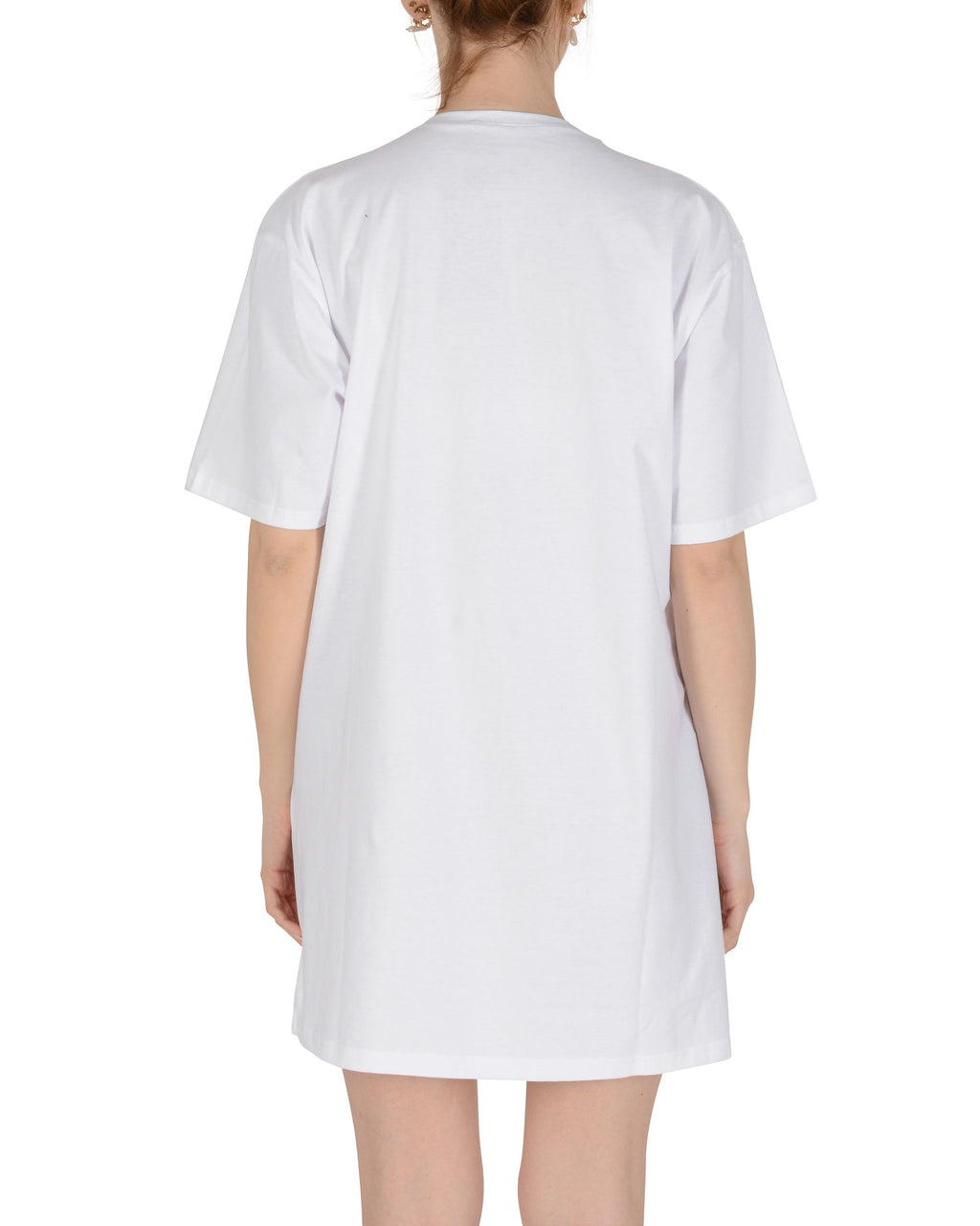 19V69 Italia Camiseta larga para mujer blanca VESTITO BLANCO
