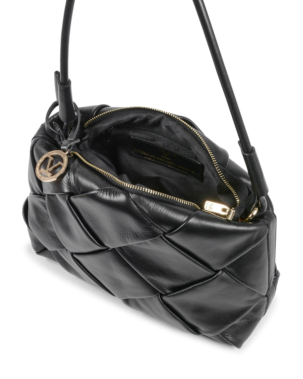 Bolso de hombro para mujer V Italia negro V10230 52 SAUVAGE NERO