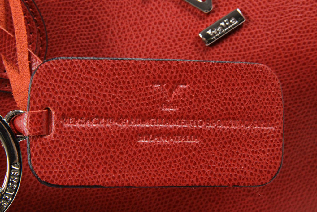 Bolso de mano para mujer V 1969 Italia V013-S SAFFIANO ROJO