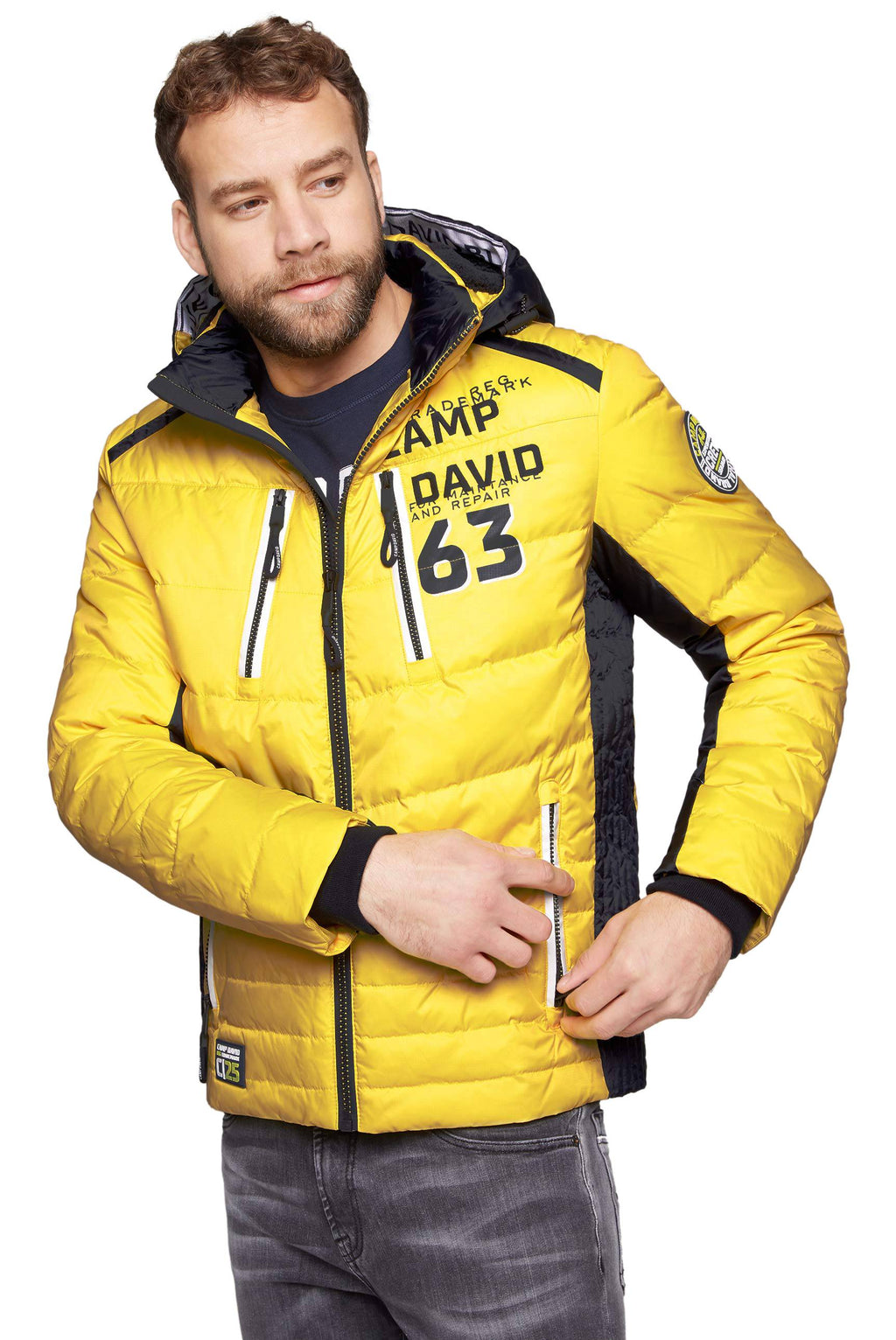 Chaqueta con capucha para hombre Camp David
